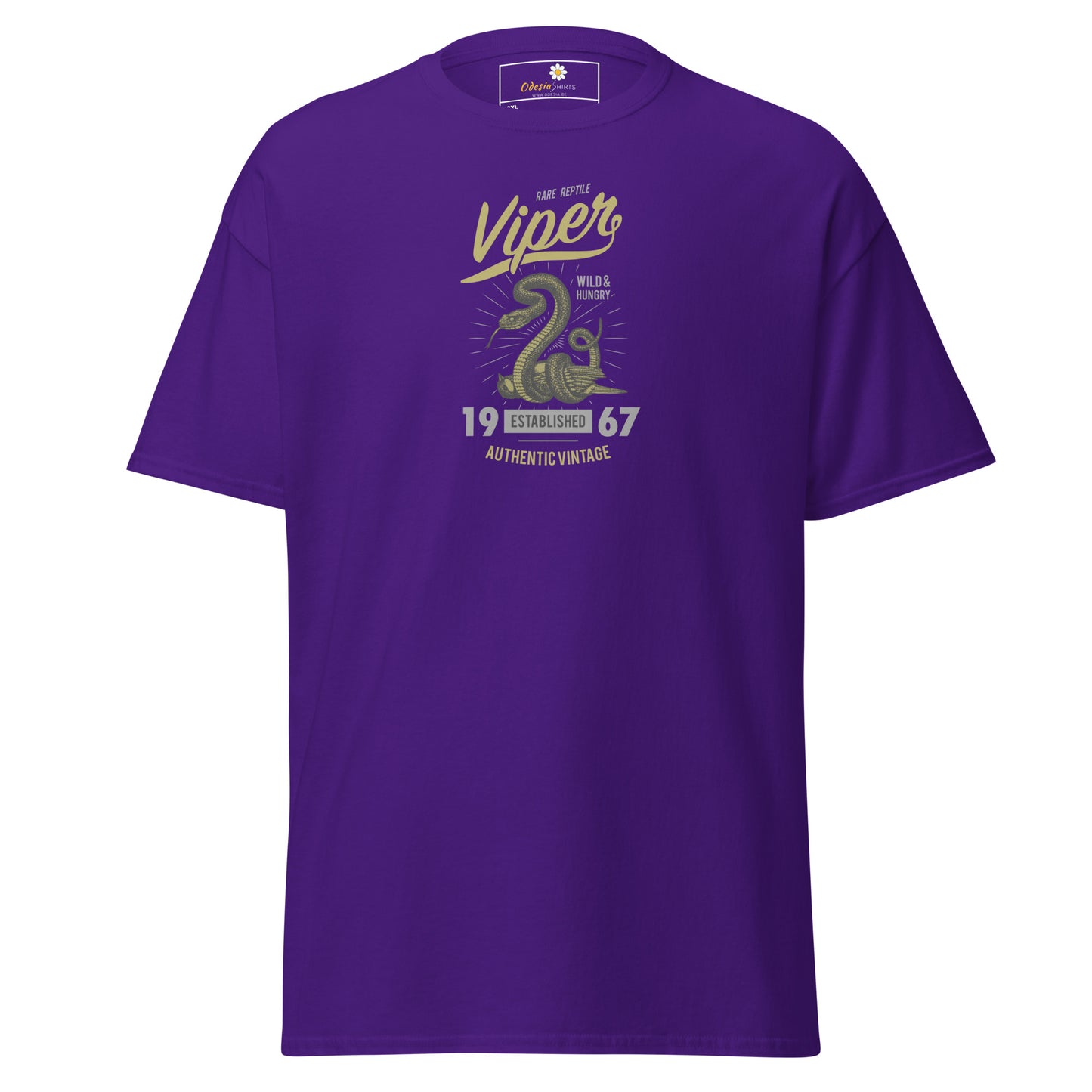 Unisex classic t-shirt - VINTAGE AUTHENTIC VIPER 1967 - BIG