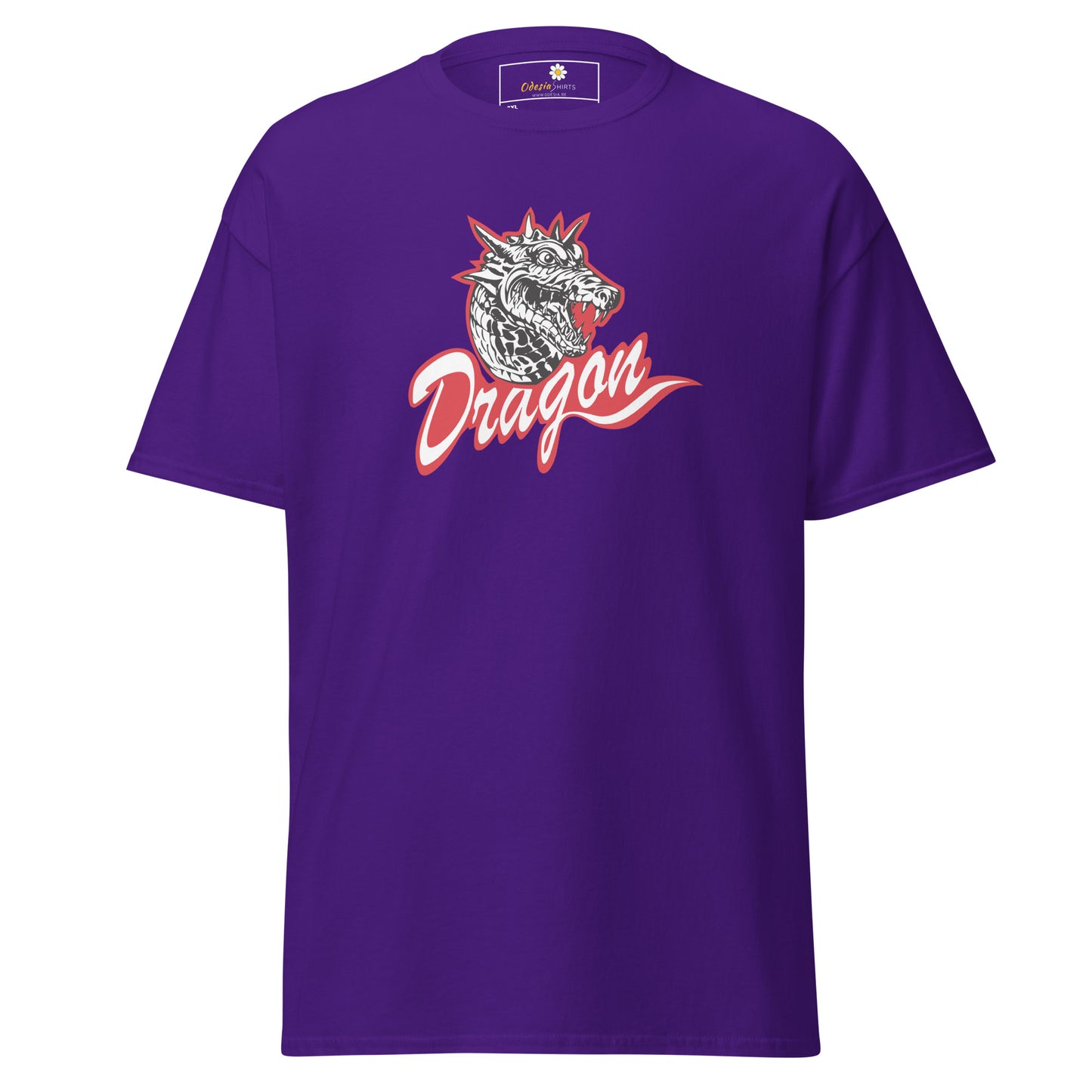 T-shirt classique unisexe - ANIMAUX DRAGON MYSTIQUE - GRAND
