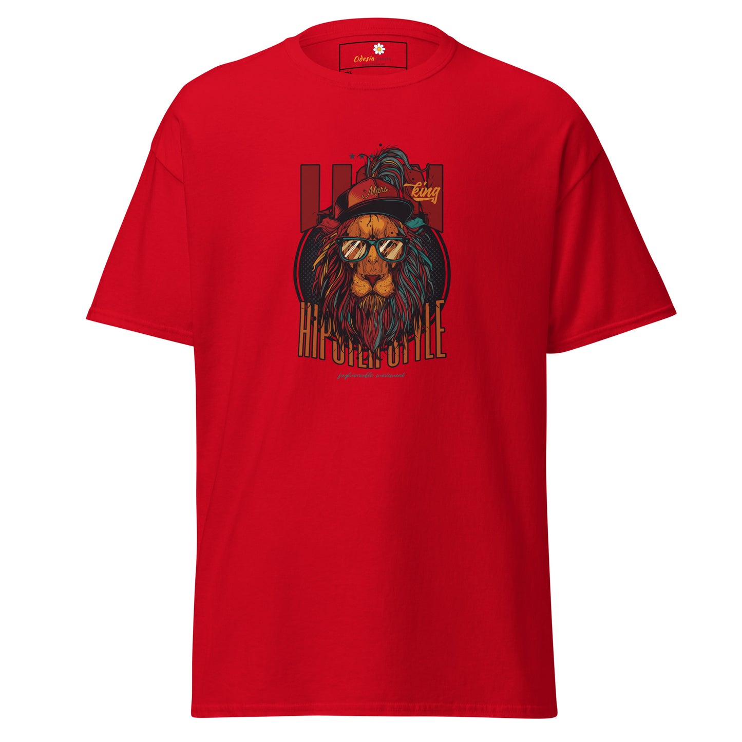 T-shirt classique unisexe - ANIMAUX LION - GRAND