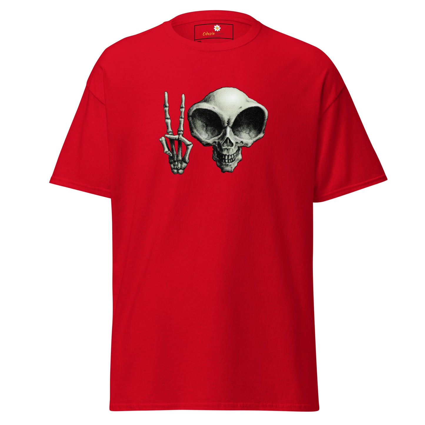 Unisex classic t-shirt - ALIEN PEACE - BIG