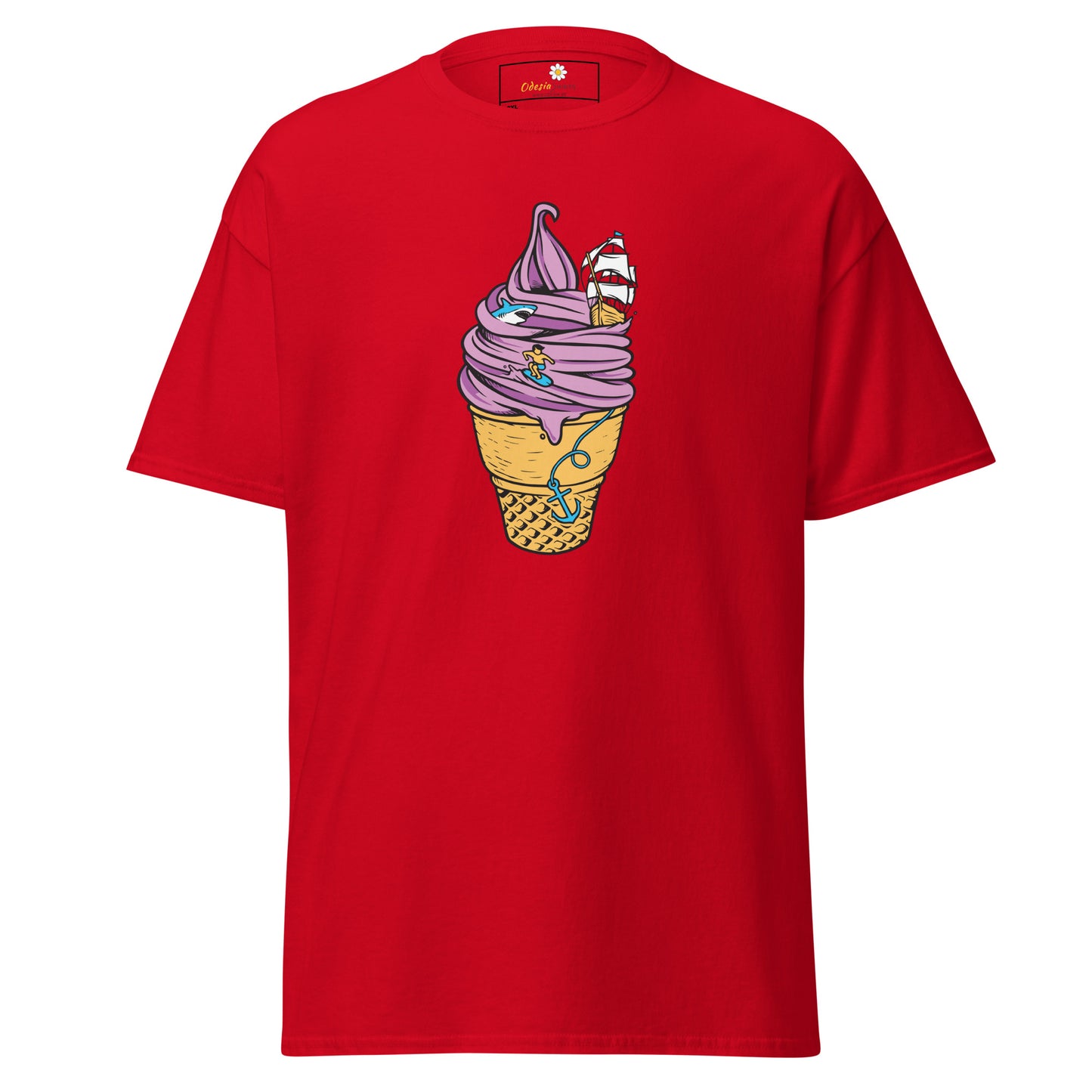 Unisex classic t-shirt - FUN SAILING ICE CREAM - BIG