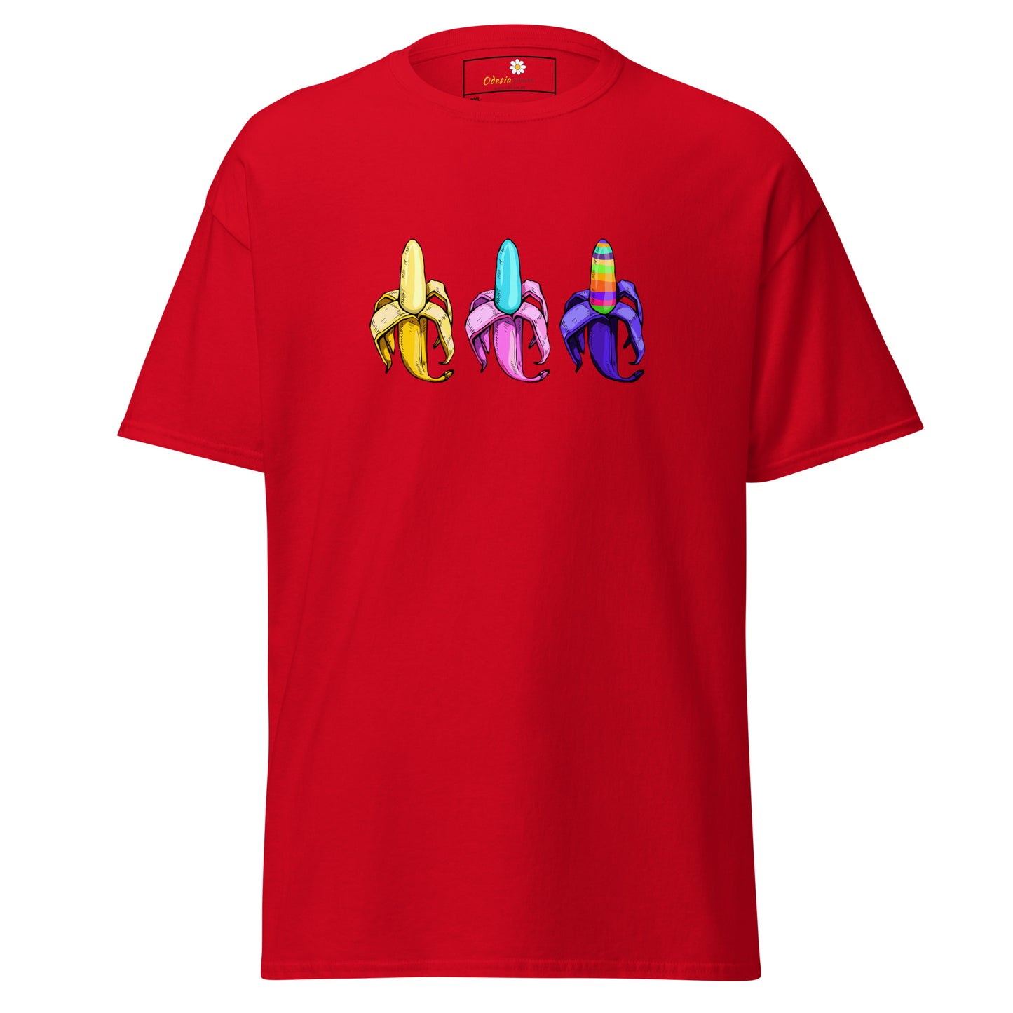 Unisex classic t-shirt - AMAZING THREE BANANAS - BIG