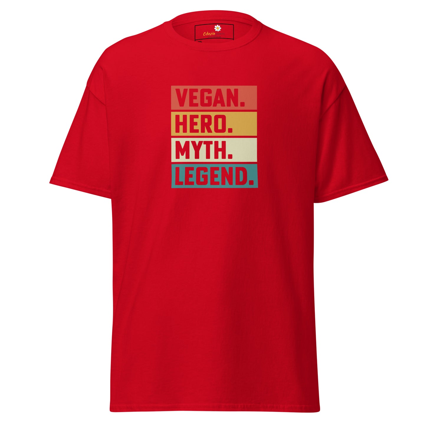 T-shirt classique unisexe - ECOVEG VEGAN HERO LEGEND - GRAND