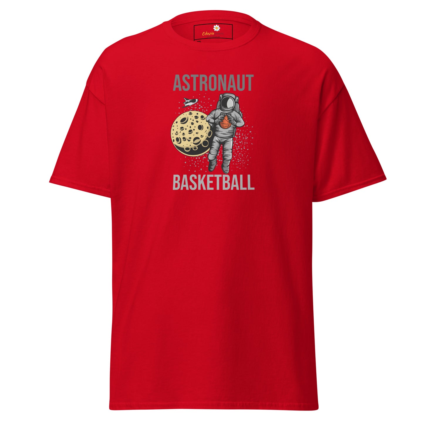 Unisex classic t-shirt - ASTRONAUT BASKETBALL - BIG
