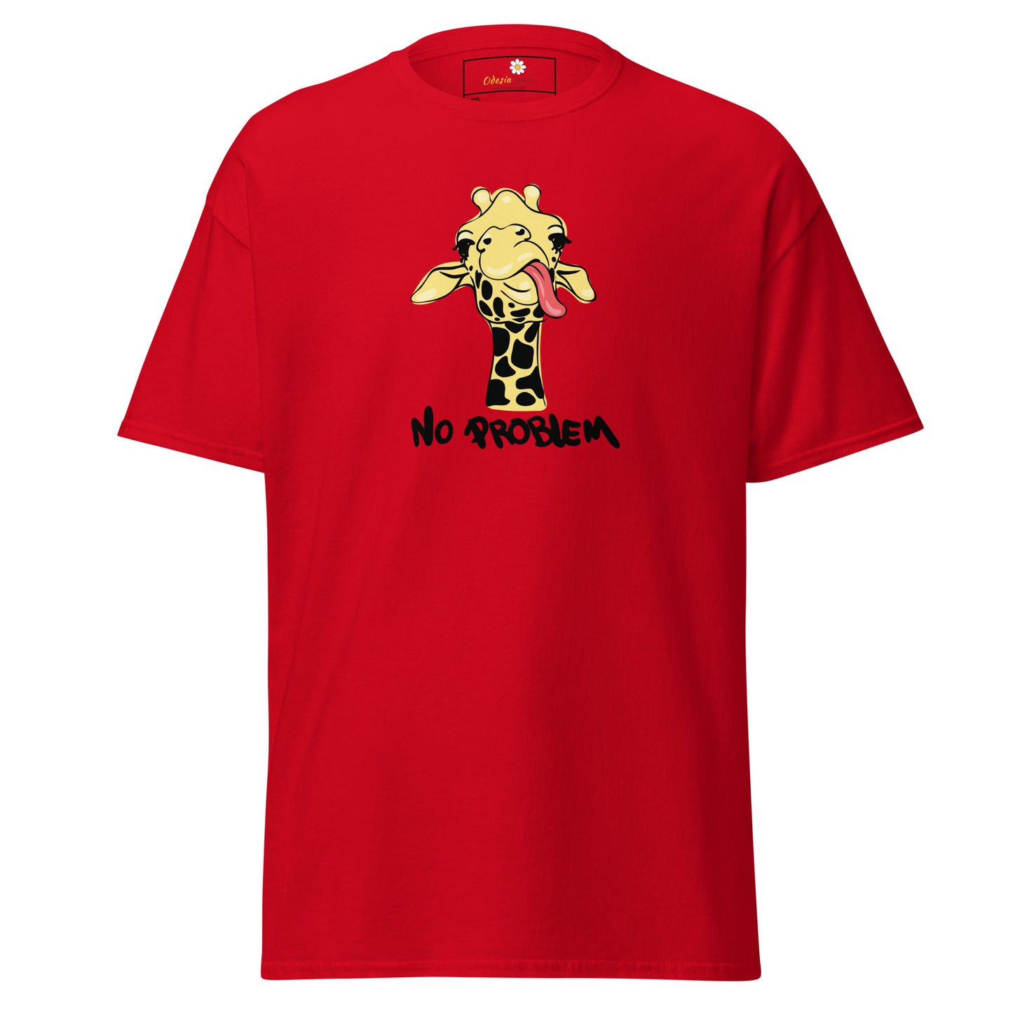 Unisex klassiek t-shirt - FUN GIRAF GEEN PROBLEEM - GROOT