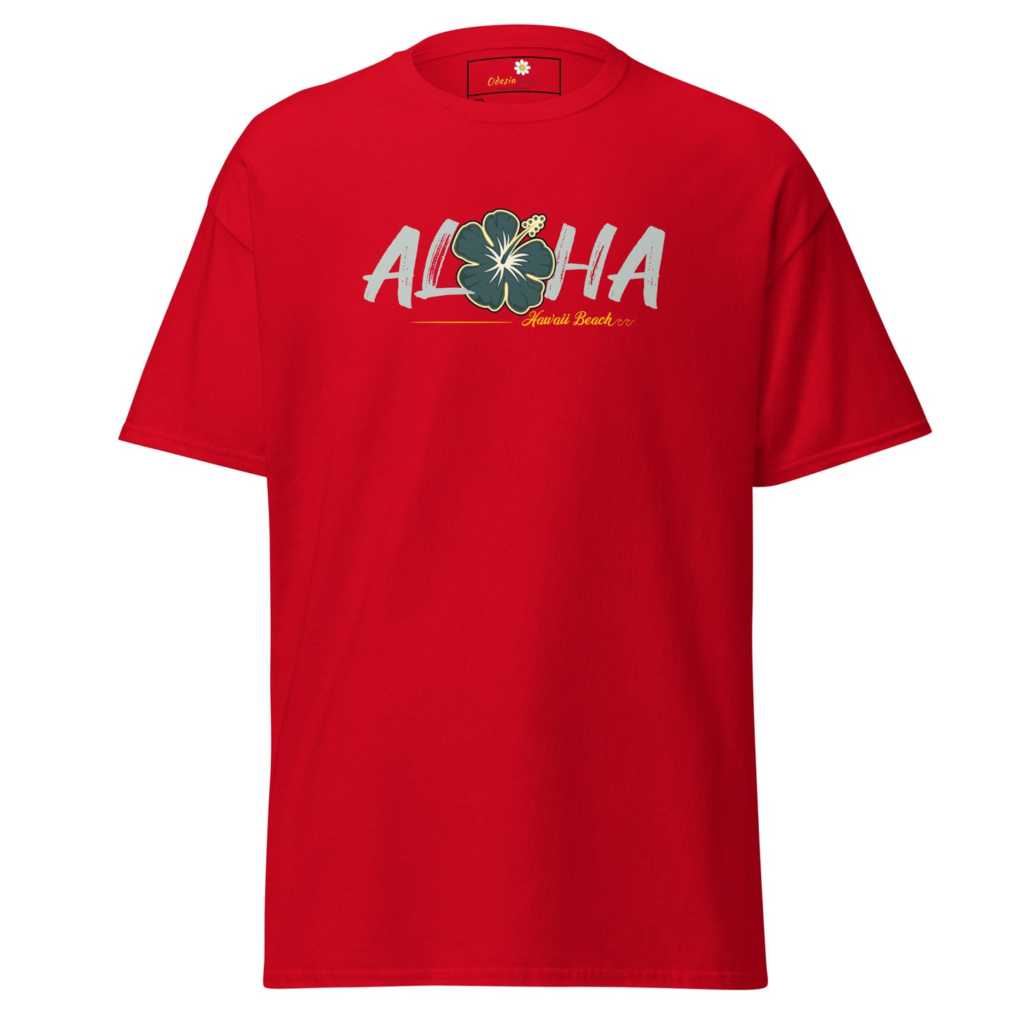 Unisex klassiek t-shirt - SUMMER HAWAI ALOHA - GROOT