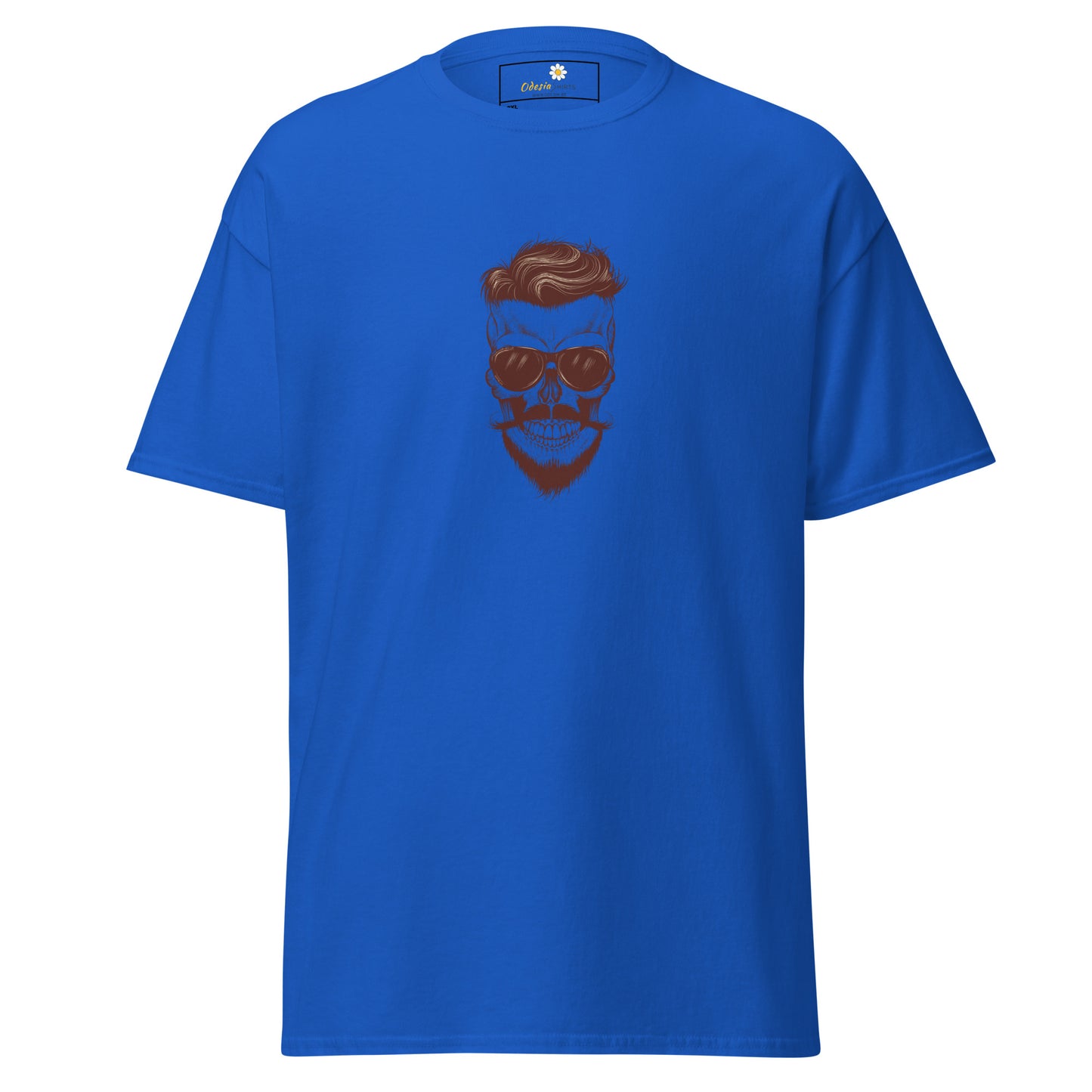 Unisex classic t-shirt - SKULL HIPSTER - BIG