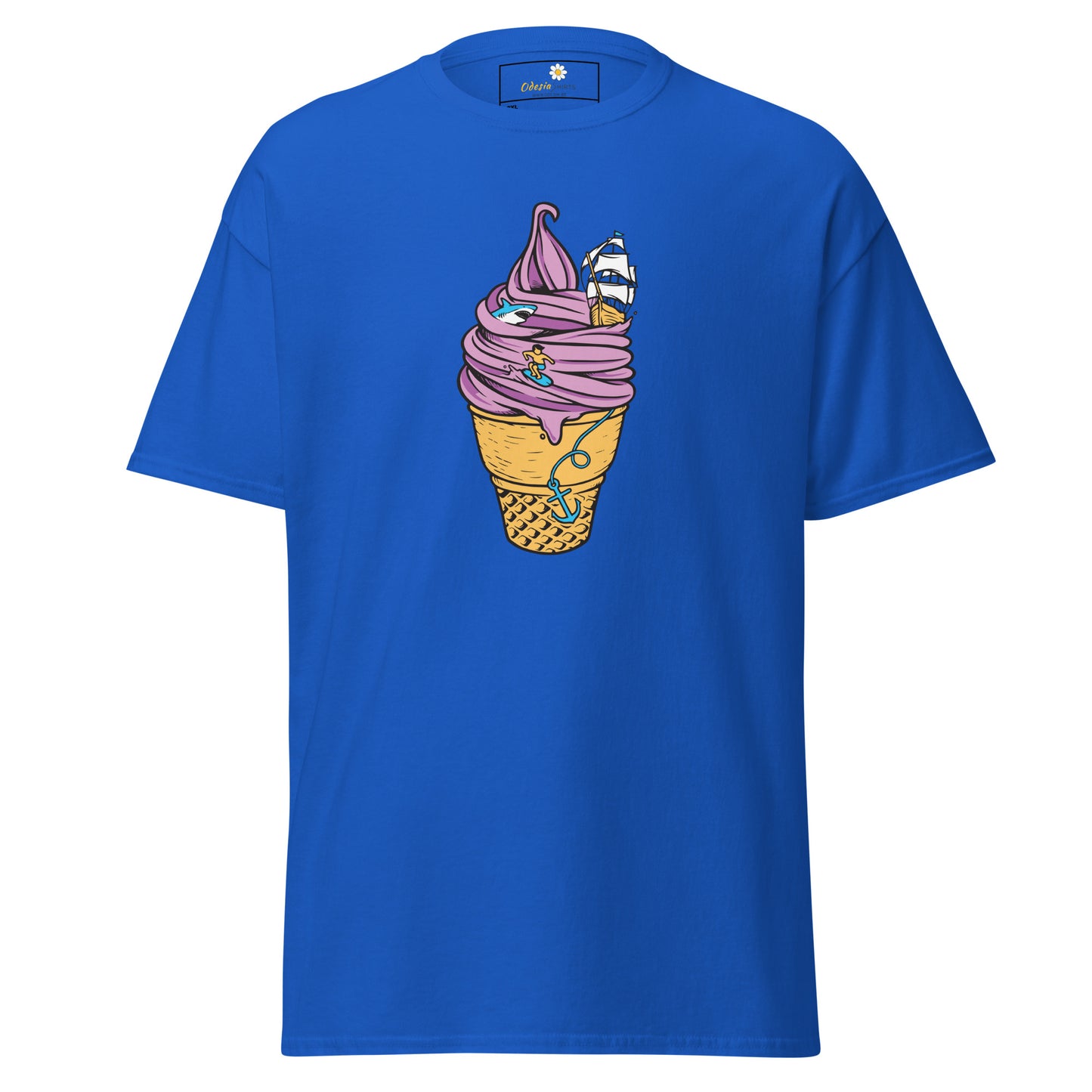 Unisex classic t-shirt - FUN SAILING ICE CREAM - BIG