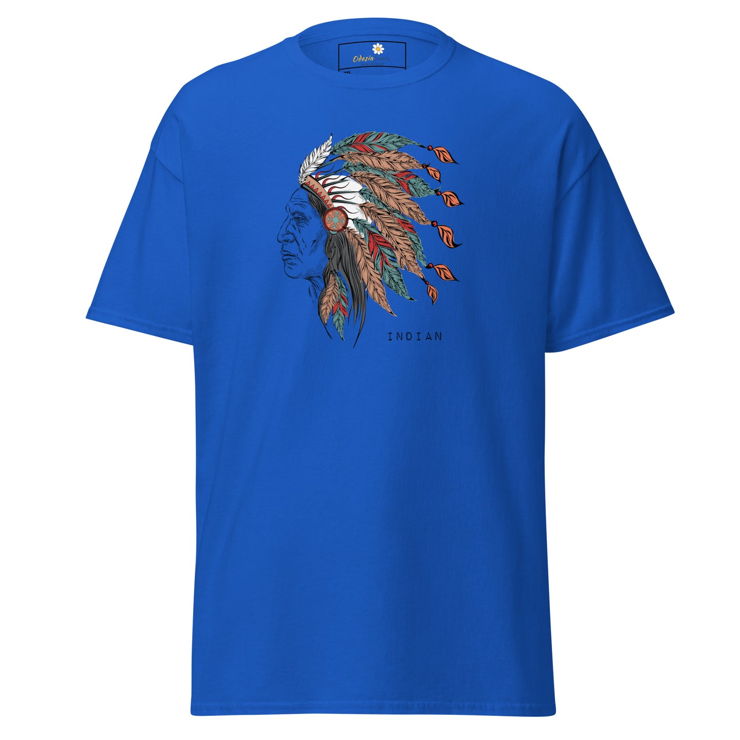 Unisex classic t-shirt - VINTAGE INDIAN HEAD - BIG