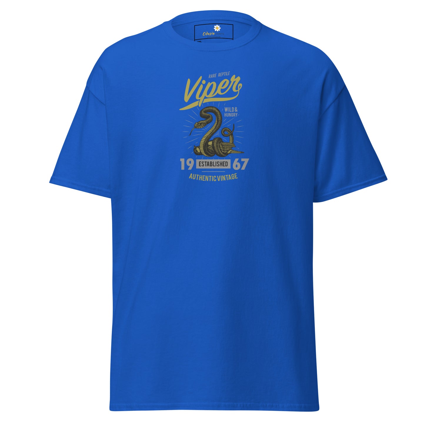 Unisex classic t-shirt - VINTAGE AUTHENTIC VIPER 1967 - BIG