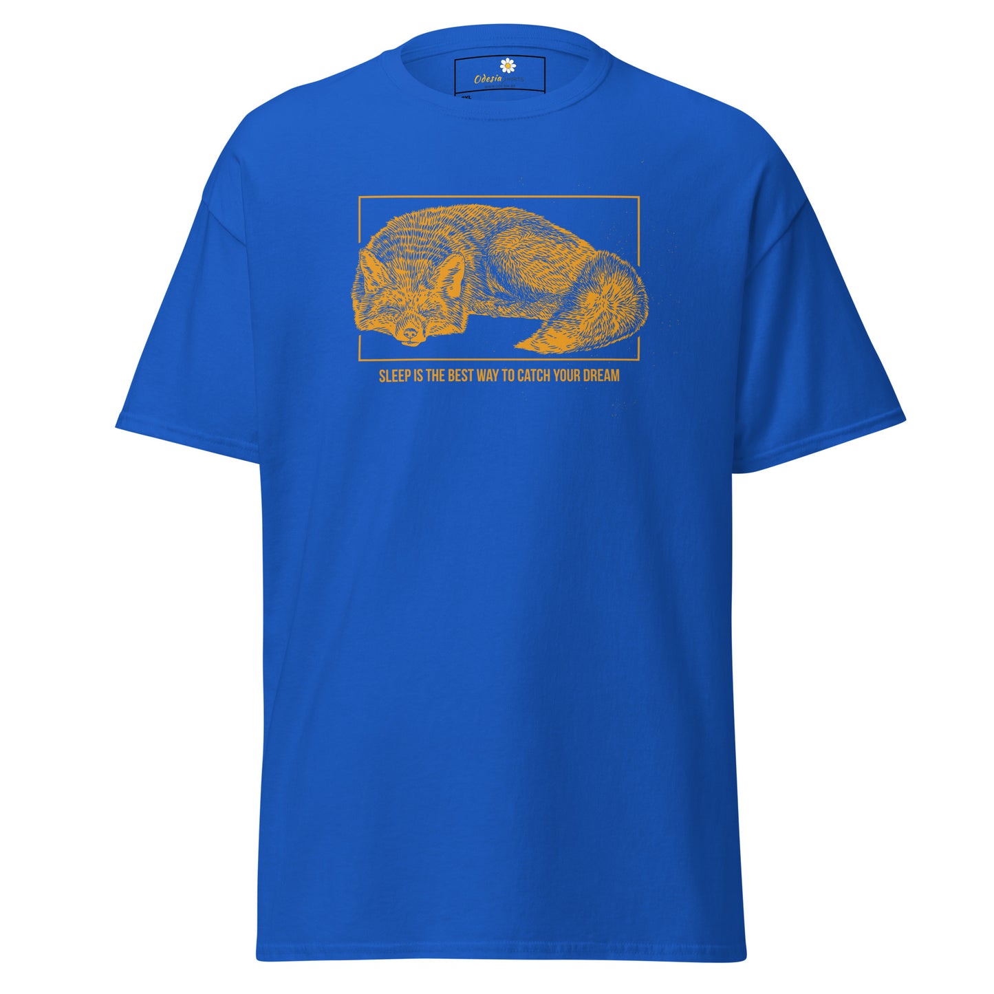 T-shirt classique unisexe - ANIMAUX RENARD DORMEZ DE LA MEILLEURE FAÇON DE RÊVER - GRAND