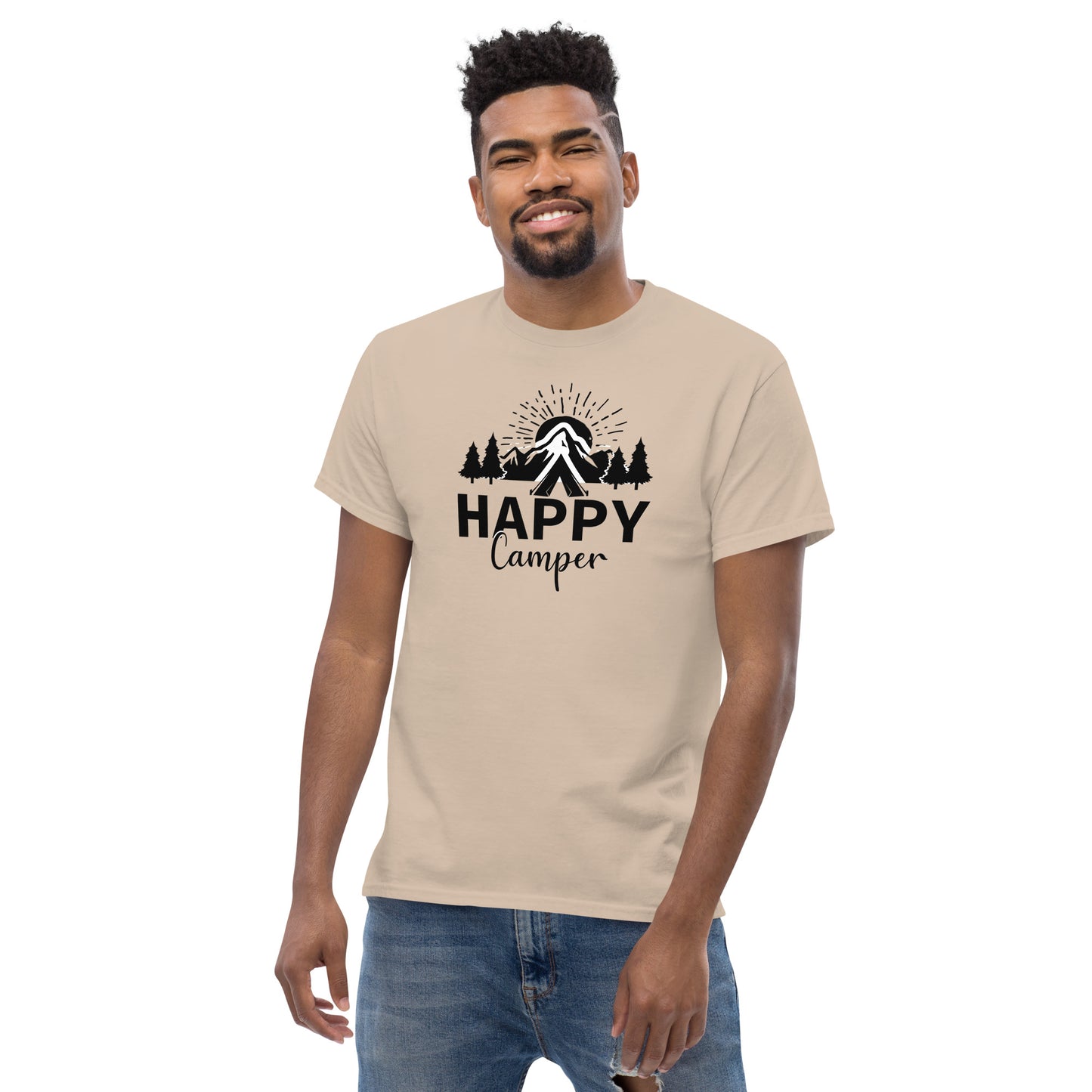 Unisex classic t-shirt - ADVENTURE HAPPY MOUNTAIN - BIG