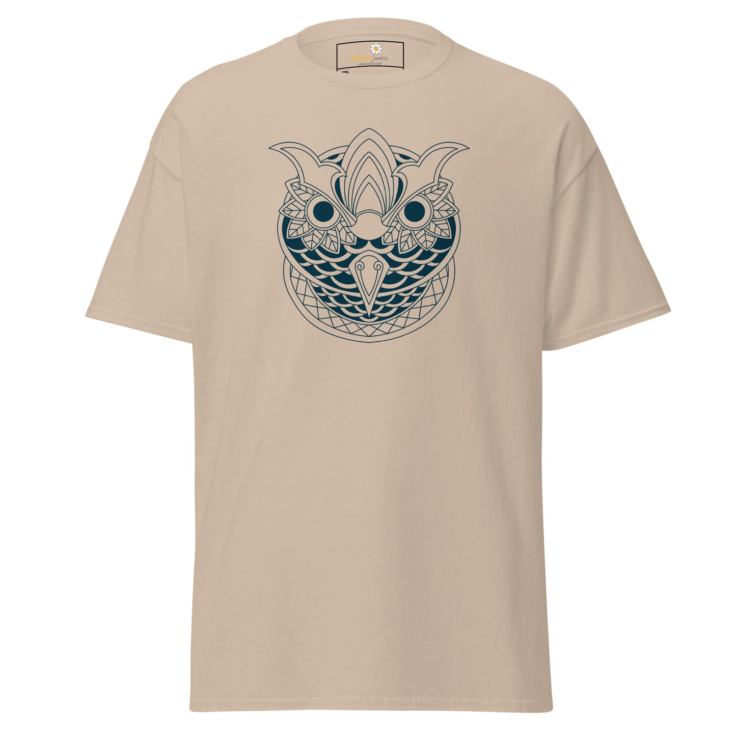 T-shirt classique pour homme - WILDLIFE OWL ABSTRACT - BIG