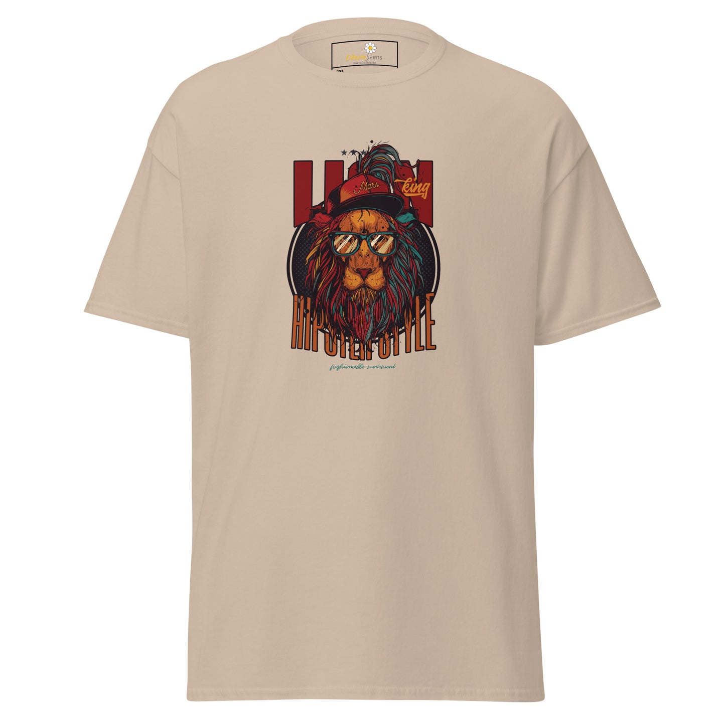 T-shirt classique unisexe - ANIMAUX LION - GRAND