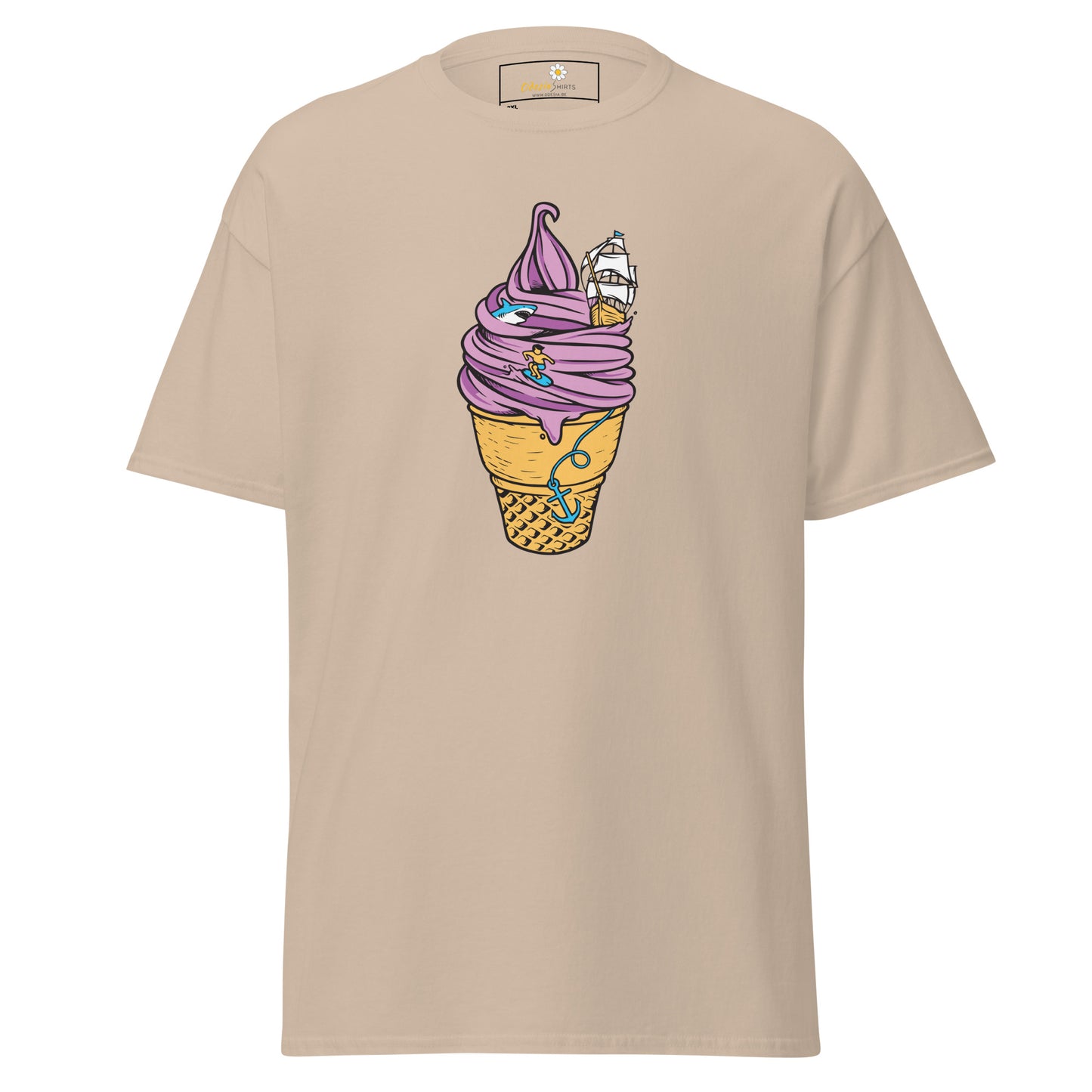 Unisex classic t-shirt - FUN SAILING ICE CREAM - BIG