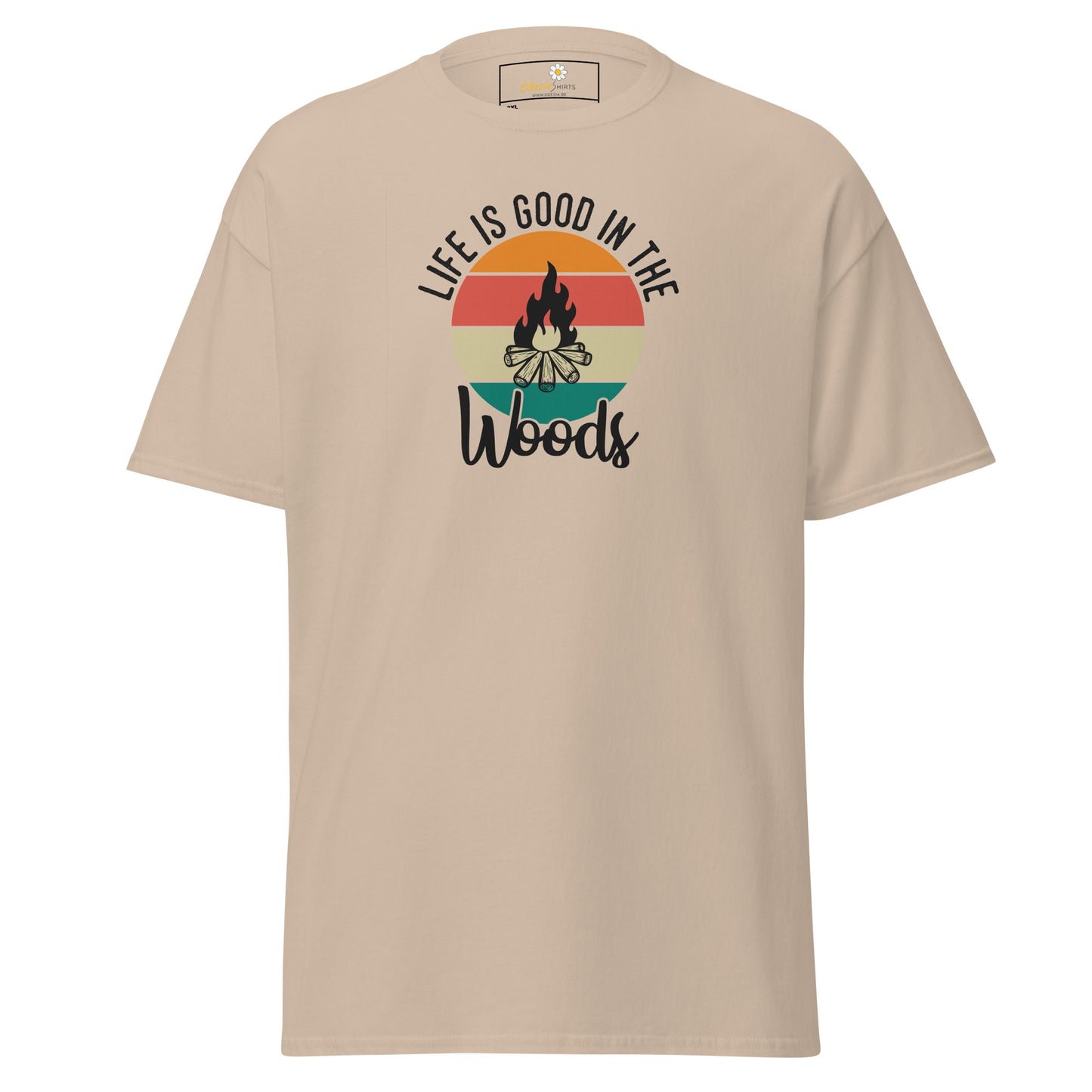 Unisex classic t-shirt - ADVENTURE LIFE IS GOOD IN THE WOODS - BIG