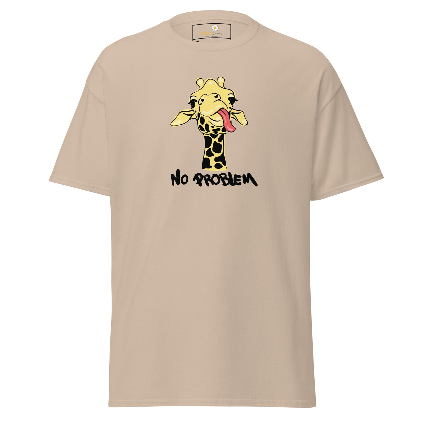 Unisex klassiek t-shirt - FUN GIRAF GEEN PROBLEEM - GROOT