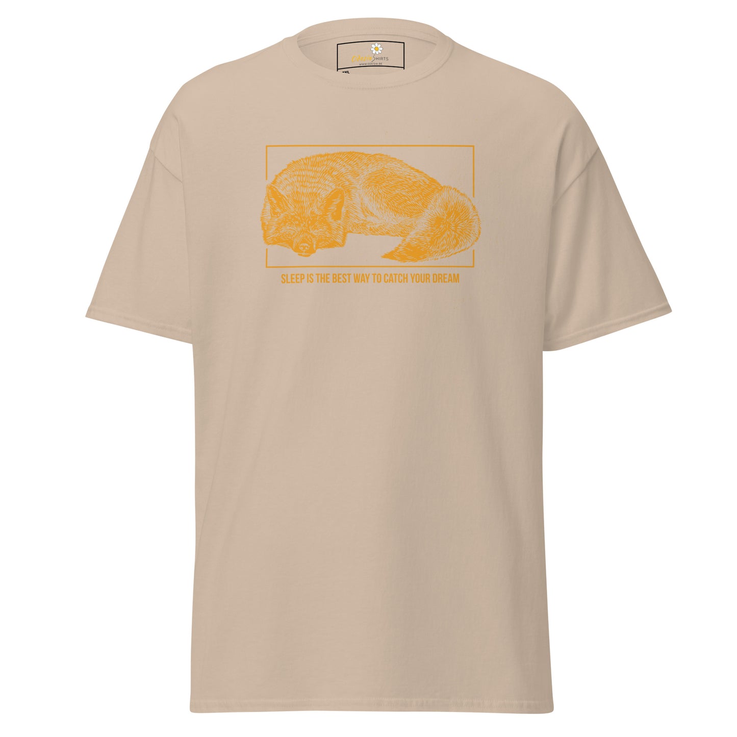 T-shirt classique unisexe - ANIMAUX RENARD DORMEZ DE LA MEILLEURE FAÇON DE RÊVER - GRAND