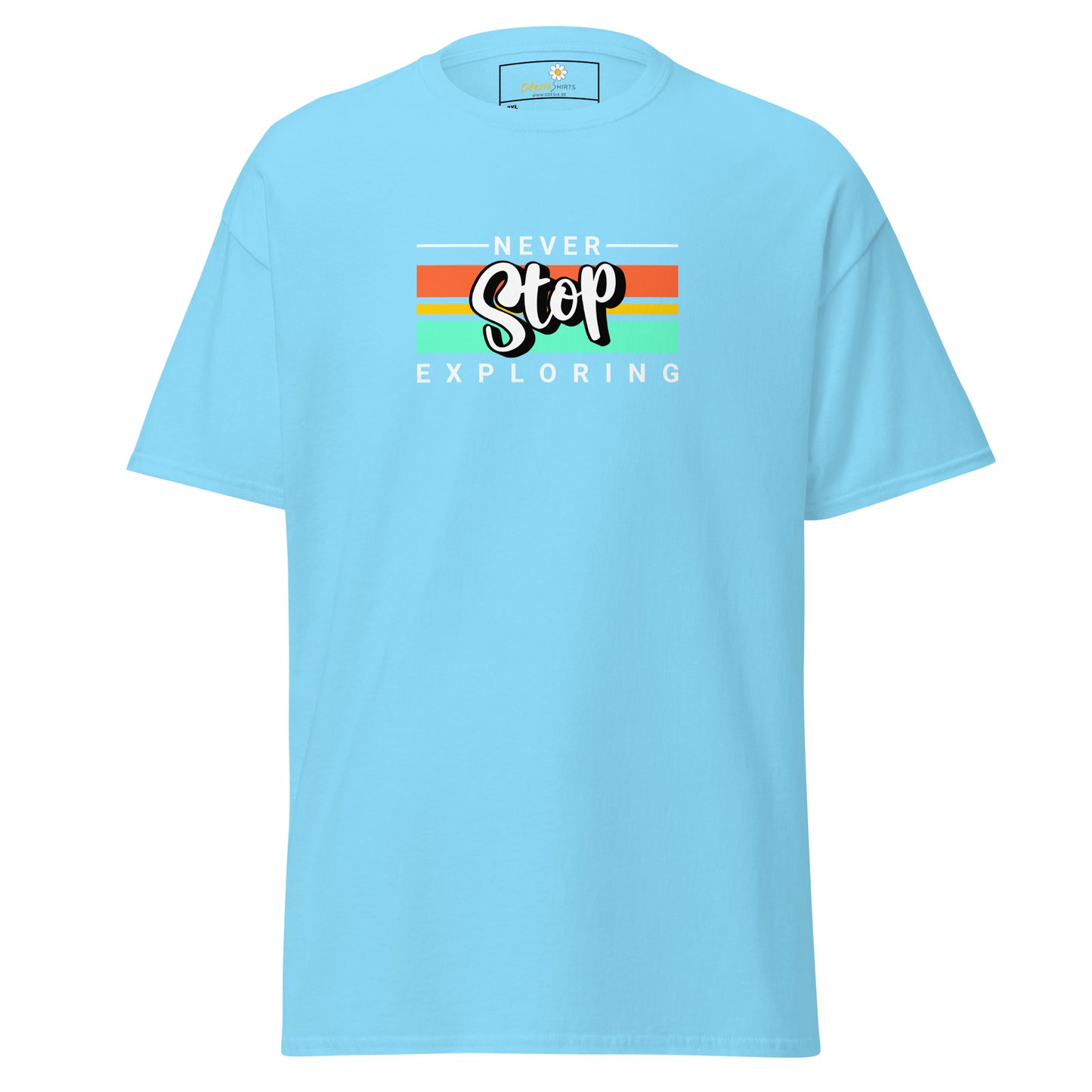 Unisex classic t-shirt - ADVENTURE NEVER STOP EXPLORING 2 - BIG