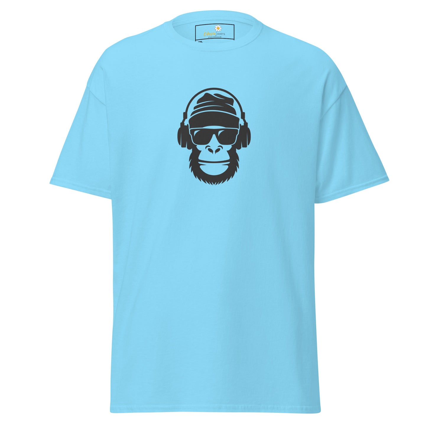 Unisex classic t-shirt - WILDLIFE MONKEY FACE - BIG