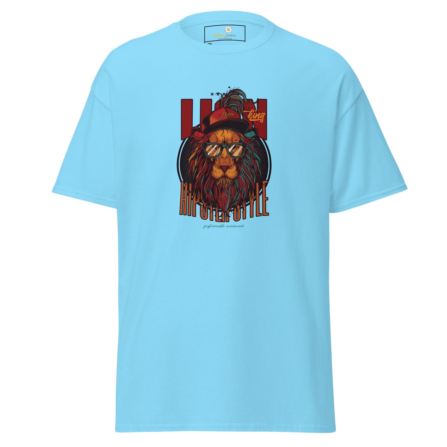 T-shirt classique unisexe - ANIMAUX LION - GRAND