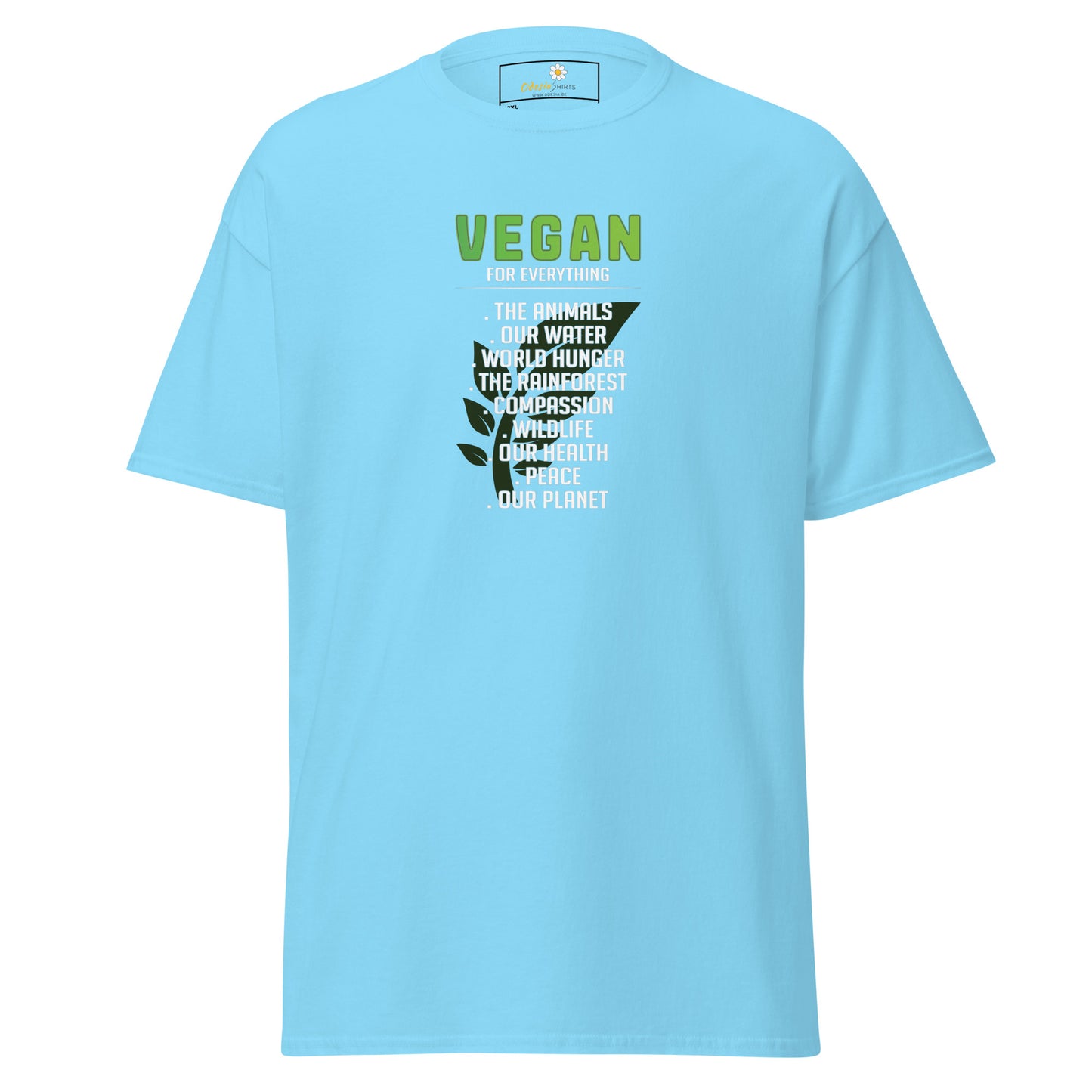 Unisex classic t-shirt - ECOVEGAN REASONS - BIG