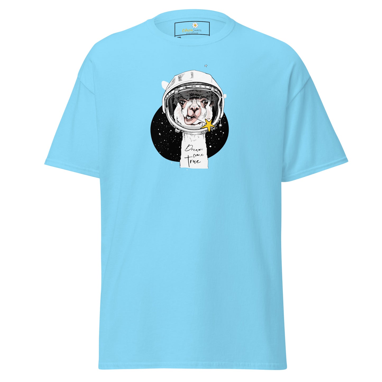 Unisex classic t-shirt - ASTRONAUT ANIMAL LAMA - BIG