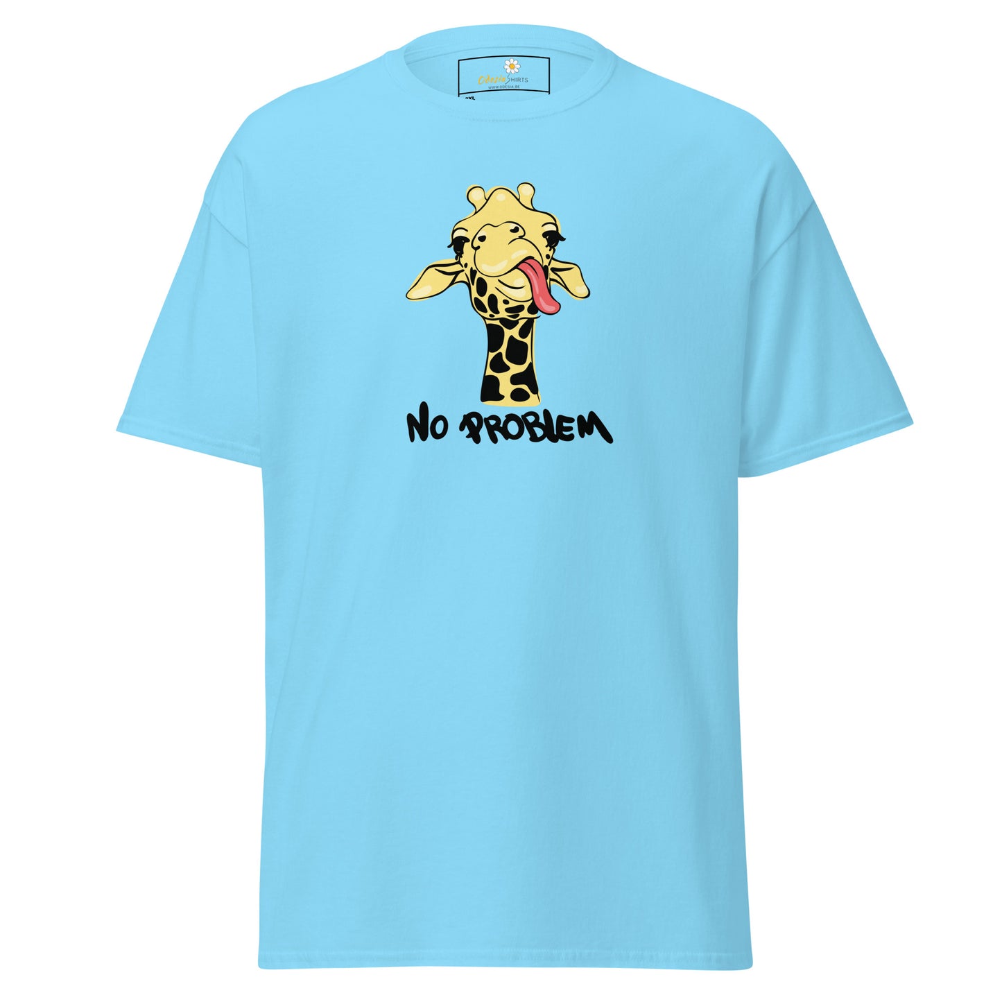 Unisex klassiek t-shirt - FUN GIRAF GEEN PROBLEEM - GROOT