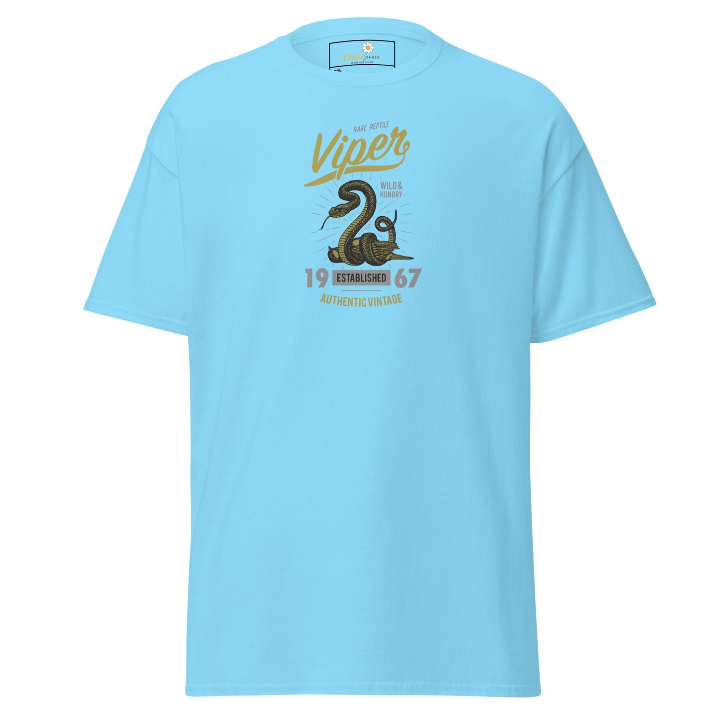 Unisex classic t-shirt - VINTAGE AUTHENTIC VIPER 1967 - BIG