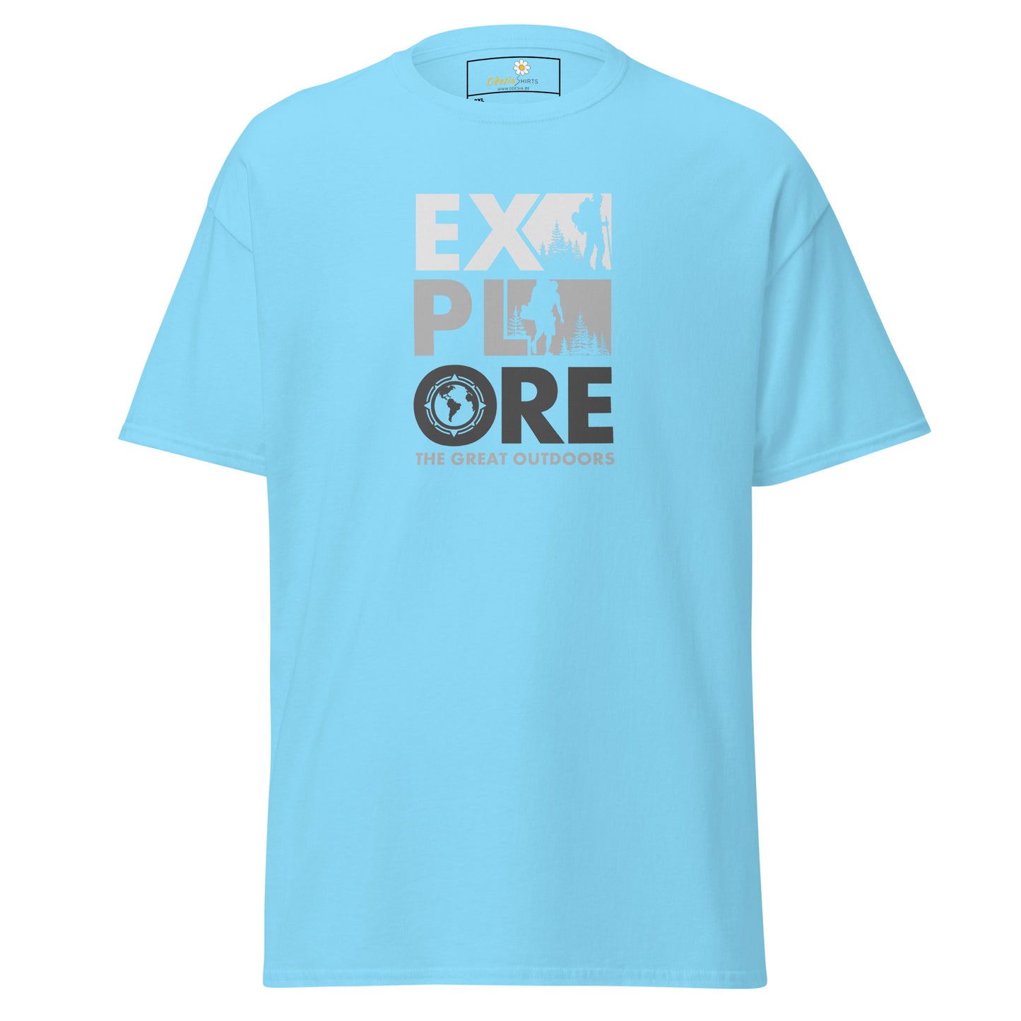 Unisex classic t-shirt - ADVENTURE EXPLORE OUTDOORS - BIG
