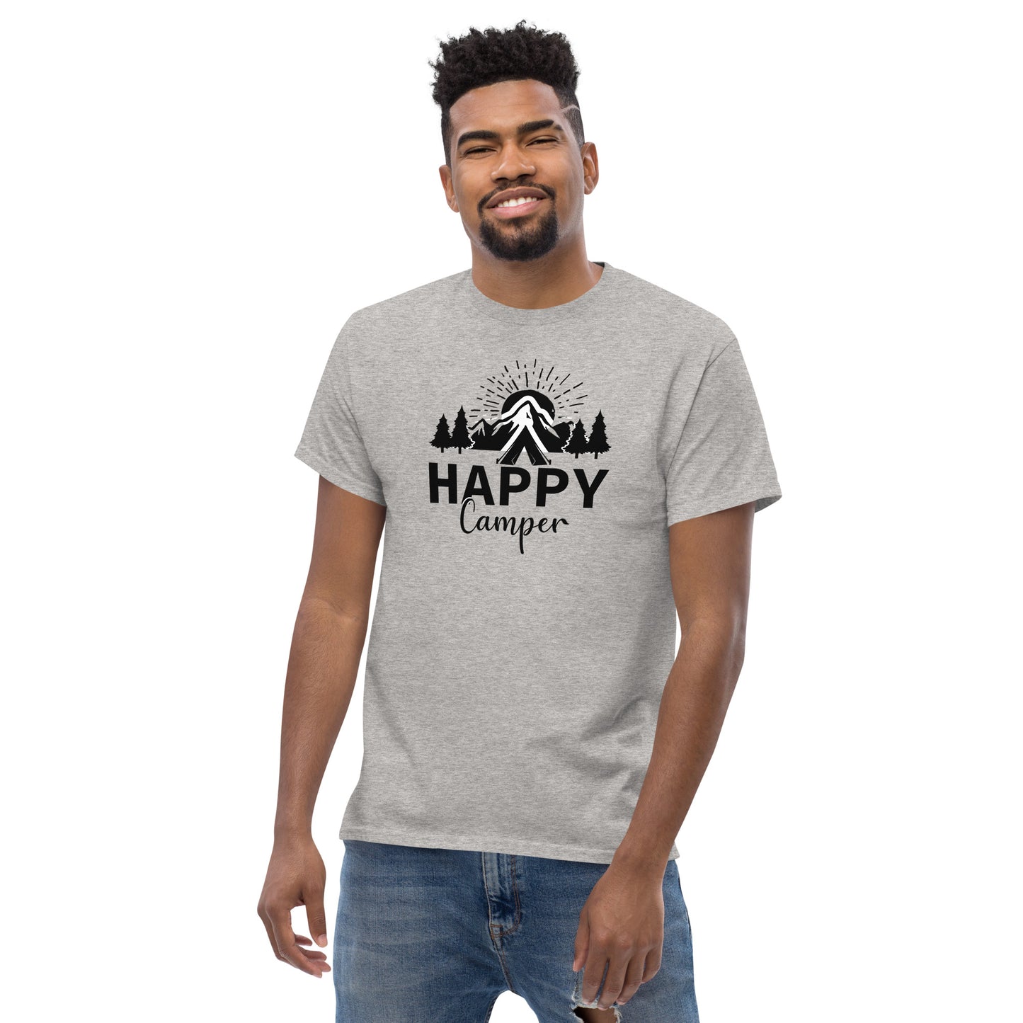 Unisex classic t-shirt - ADVENTURE HAPPY MOUNTAIN - BIG