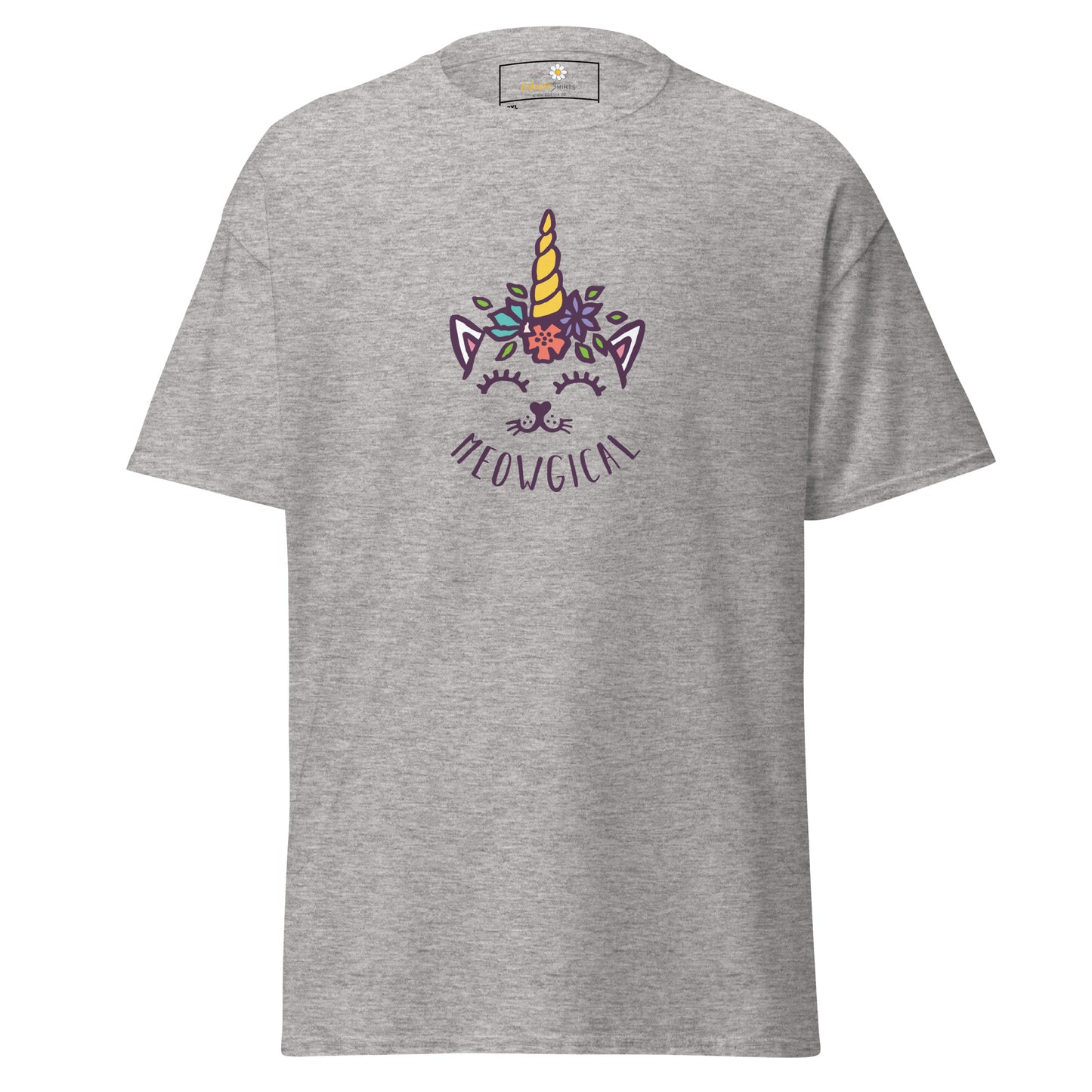 Unisex klassiek t-shirt - ANIMALS CAT MAGICAL - GROOT