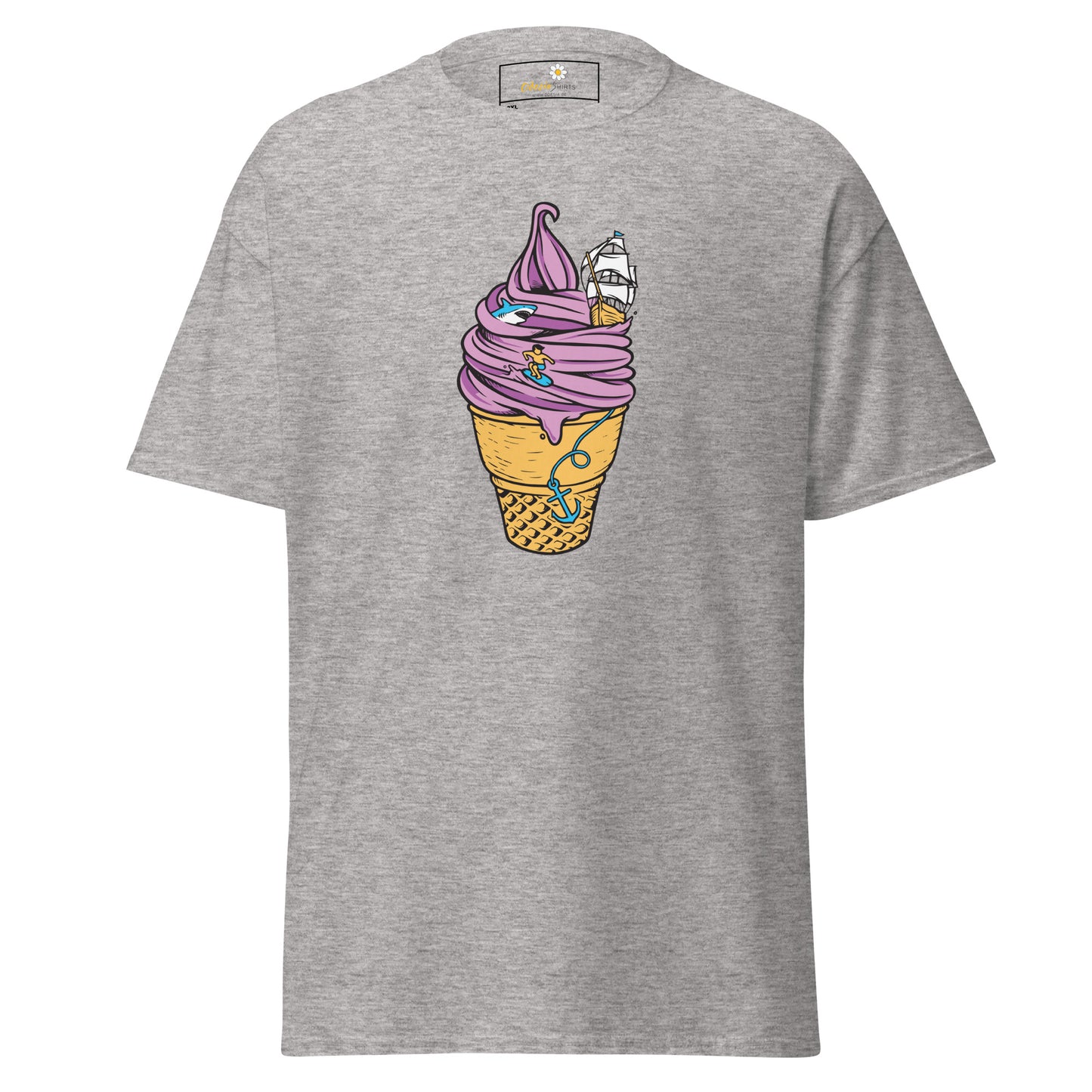 Unisex classic t-shirt - FUN SAILING ICE CREAM - BIG