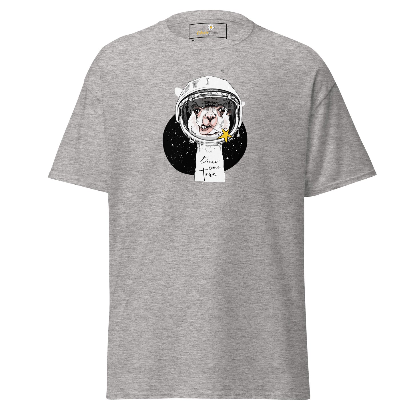 Unisex classic t-shirt - ASTRONAUT ANIMAL LAMA - BIG