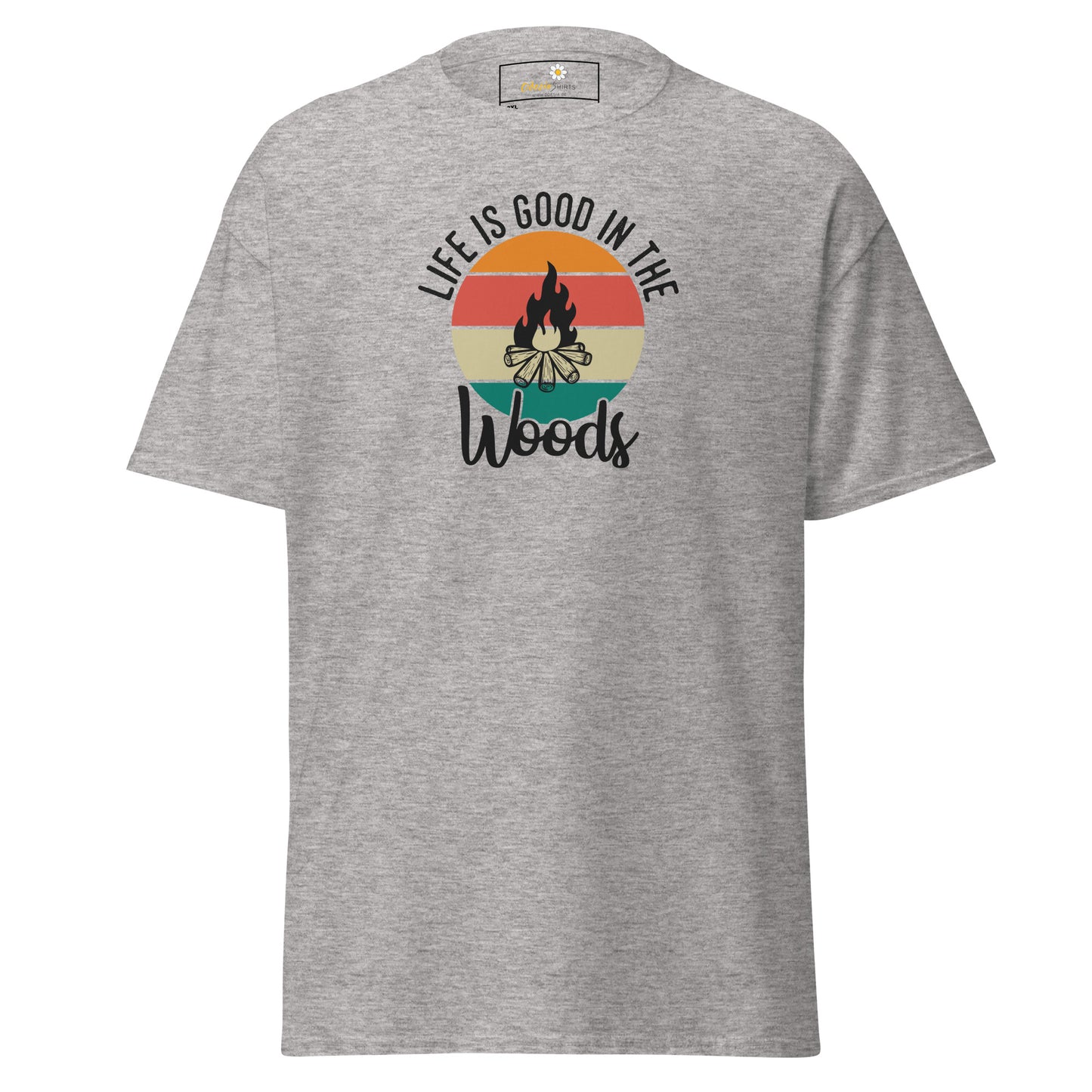 Unisex classic t-shirt - ADVENTURE LIFE IS GOOD IN THE WOODS - BIG
