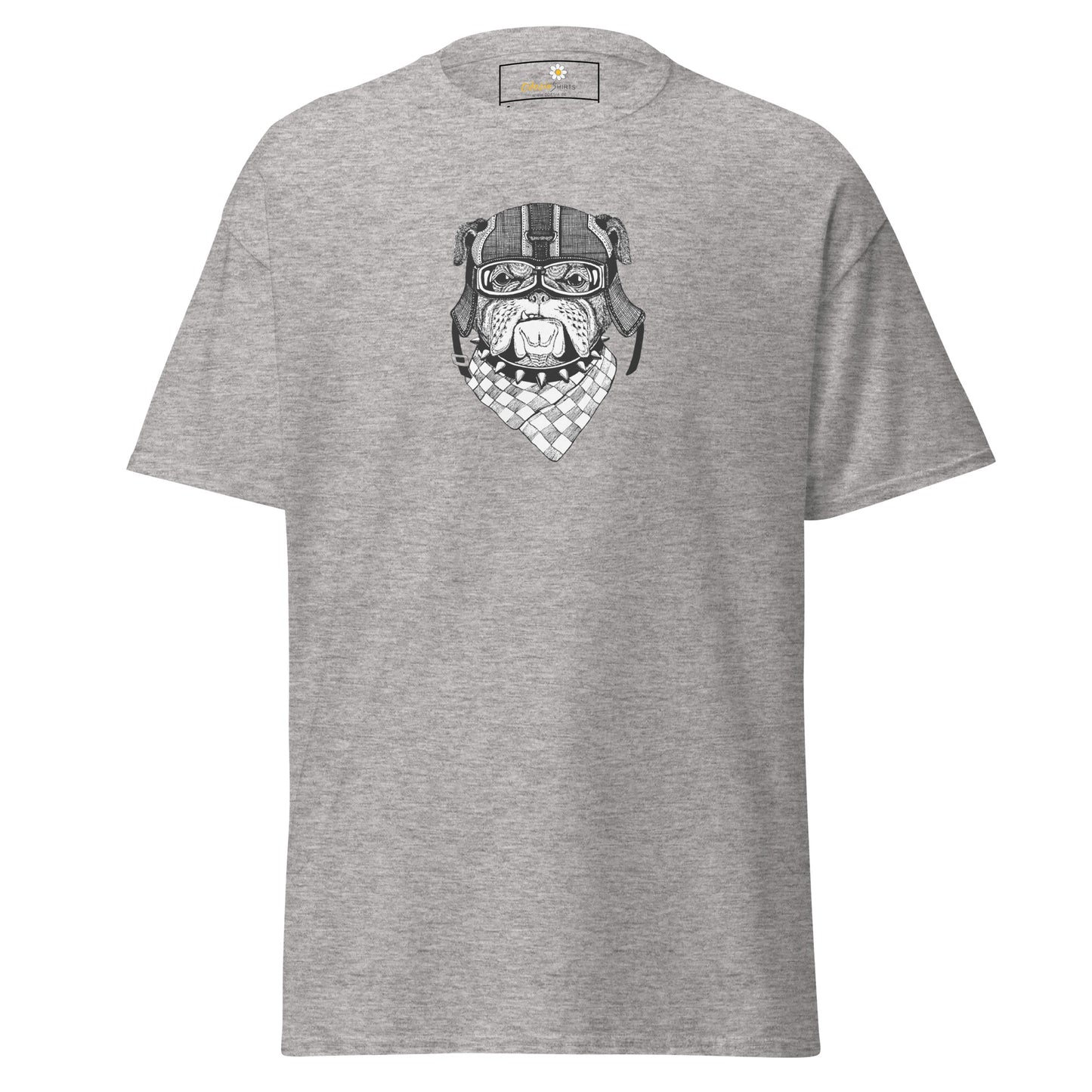 T-shirt classique unisexe - Bandana tête de chien amusant avec animaux - Standard