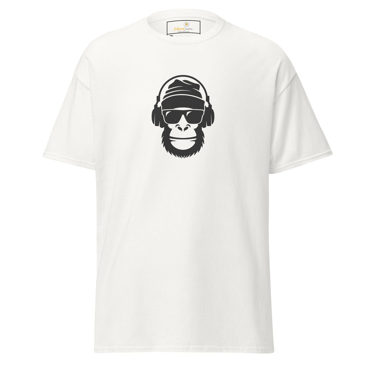 Unisex classic t-shirt - WILDLIFE MONKEY FACE - BIG