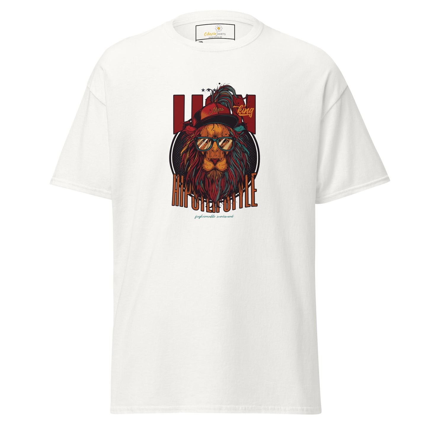 T-shirt classique unisexe - ANIMAUX LION - GRAND