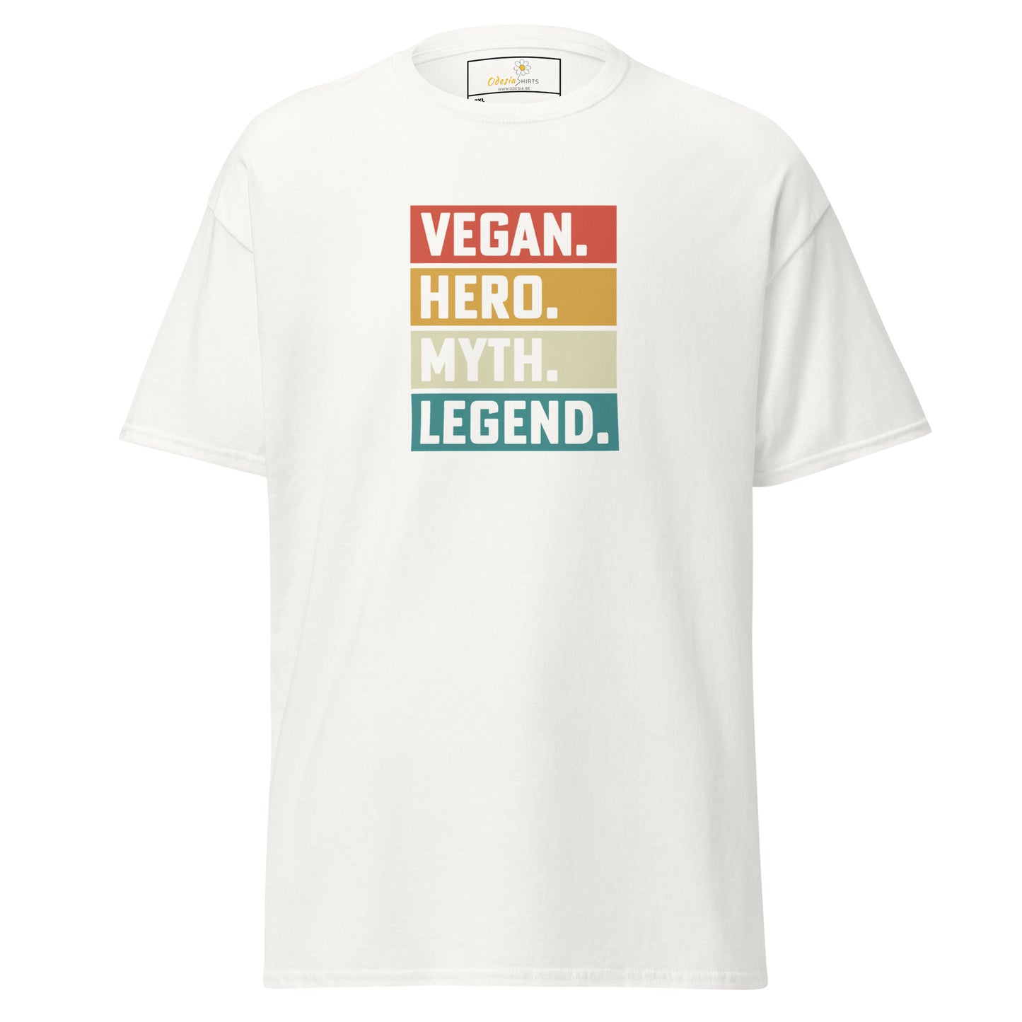 T-shirt classique unisexe - ECOVEG VEGAN HERO LEGEND - GRAND