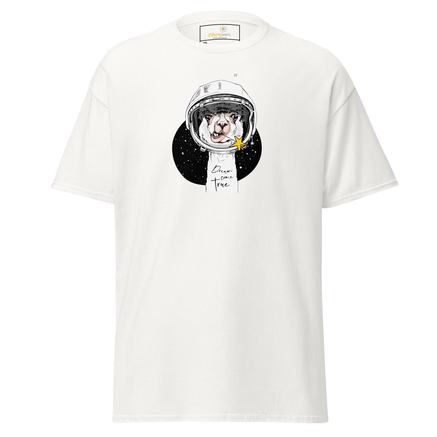 Unisex classic t-shirt - ASTRONAUT ANIMAL LAMA - BIG