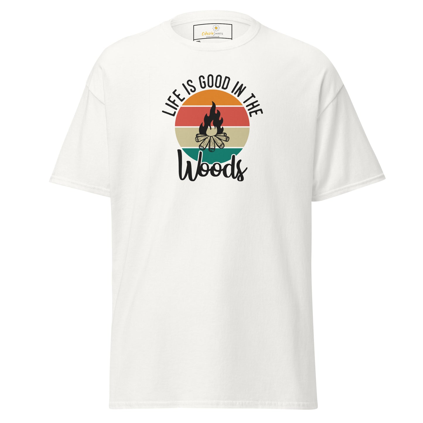 Unisex classic t-shirt - ADVENTURE LIFE IS GOOD IN THE WOODS - BIG