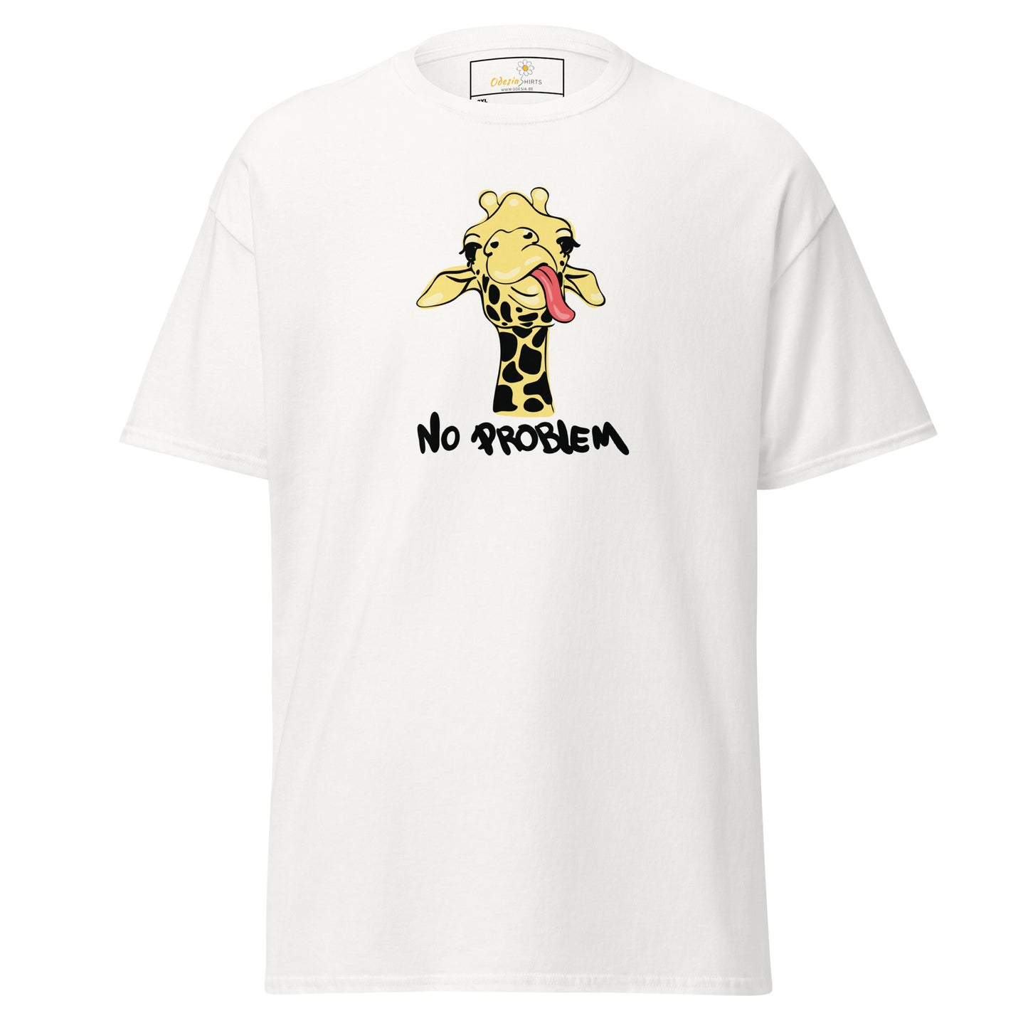 Unisex klassiek t-shirt - FUN GIRAF GEEN PROBLEEM - GROOT