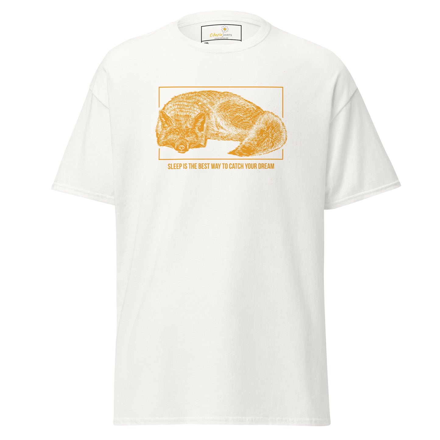 T-shirt classique unisexe - ANIMAUX RENARD DORMEZ DE LA MEILLEURE FAÇON DE RÊVER - GRAND