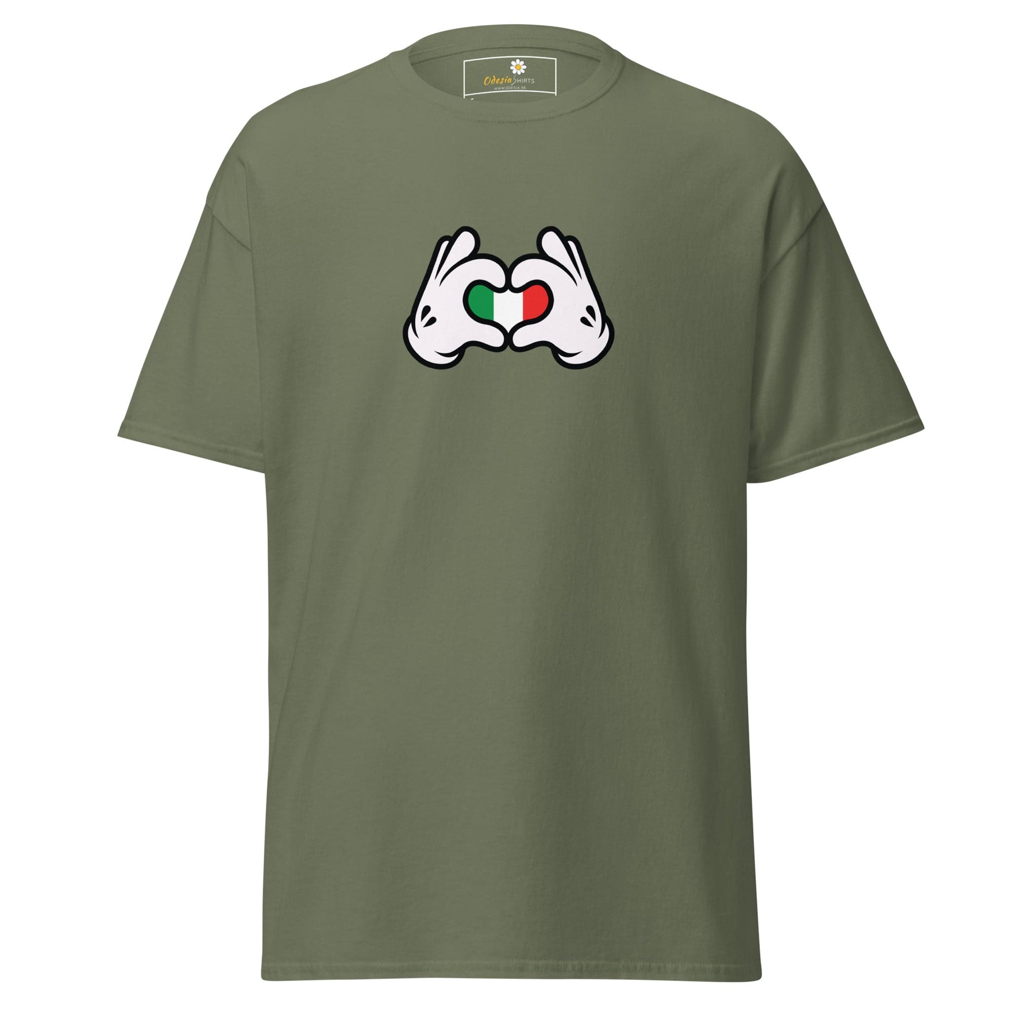 Art T-shirt Design Tee • Man / Woman • [s-xl] - Military Green / s