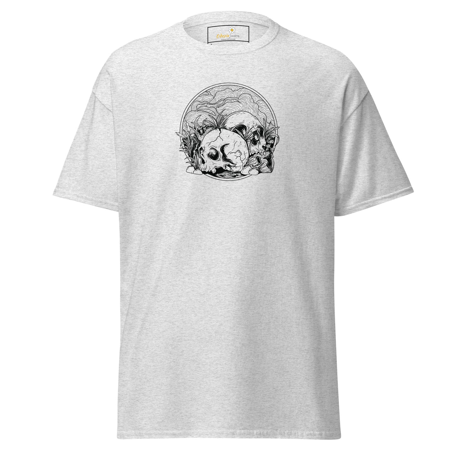 Unisex klassiek t-shirt - SKULL SUMMER SKULLS - REGULAR