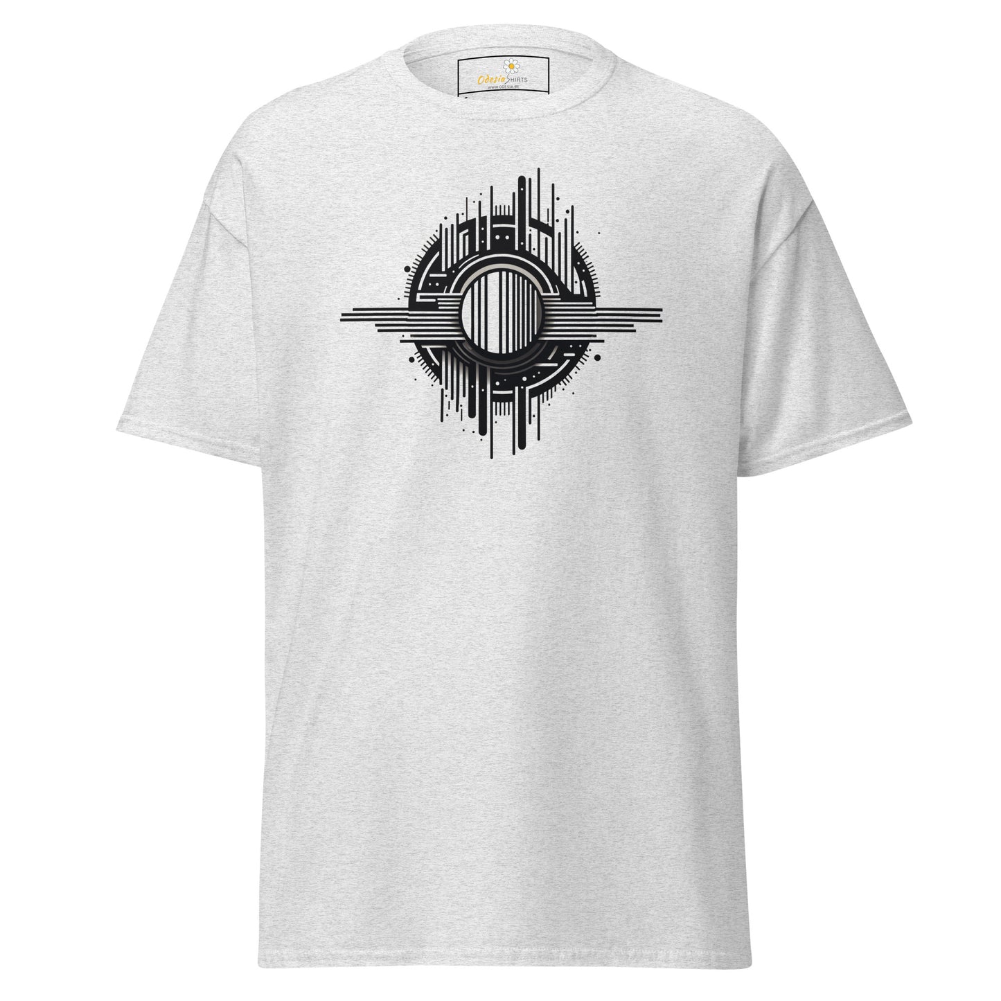 Unisex classic t-shirt - ABSTRACT SPHERE LINES - REGULAR