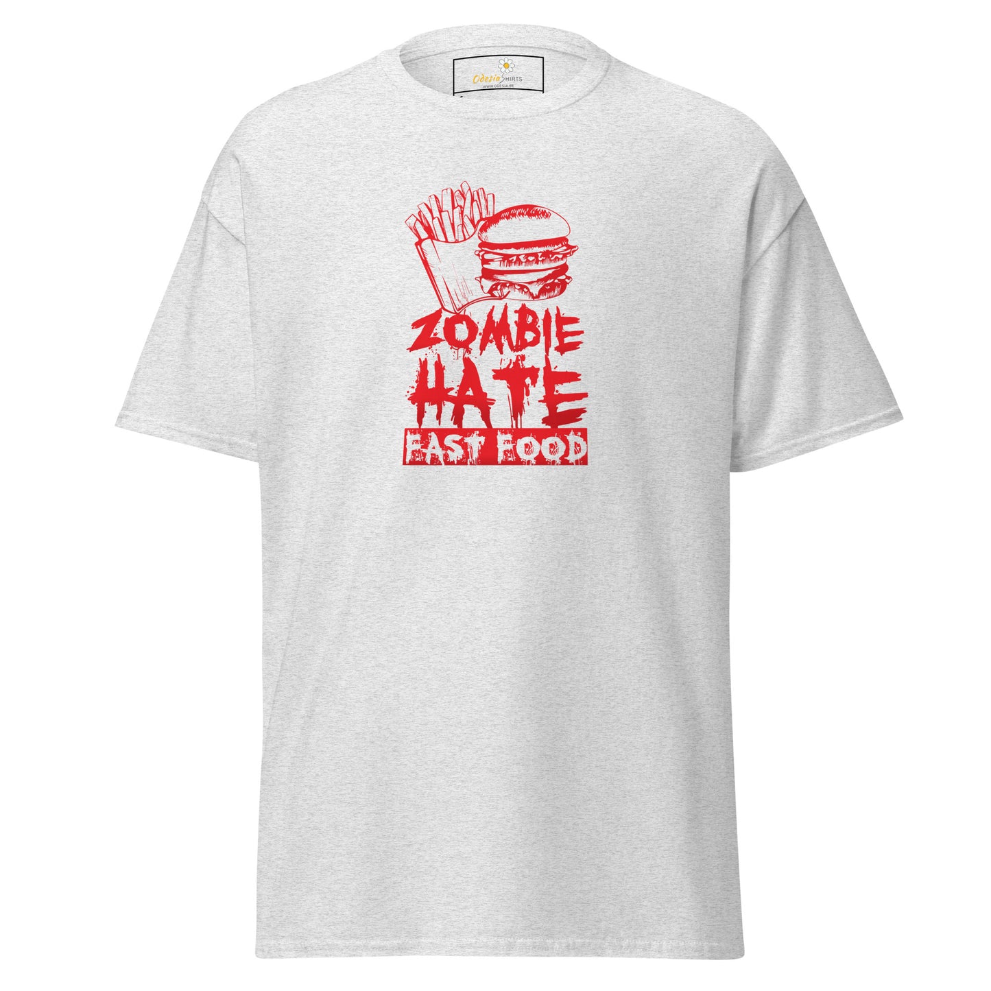 Unisex classic t-shirt - SPOOKIE ZOMBIE HATE FASTFOOD - REGULAR