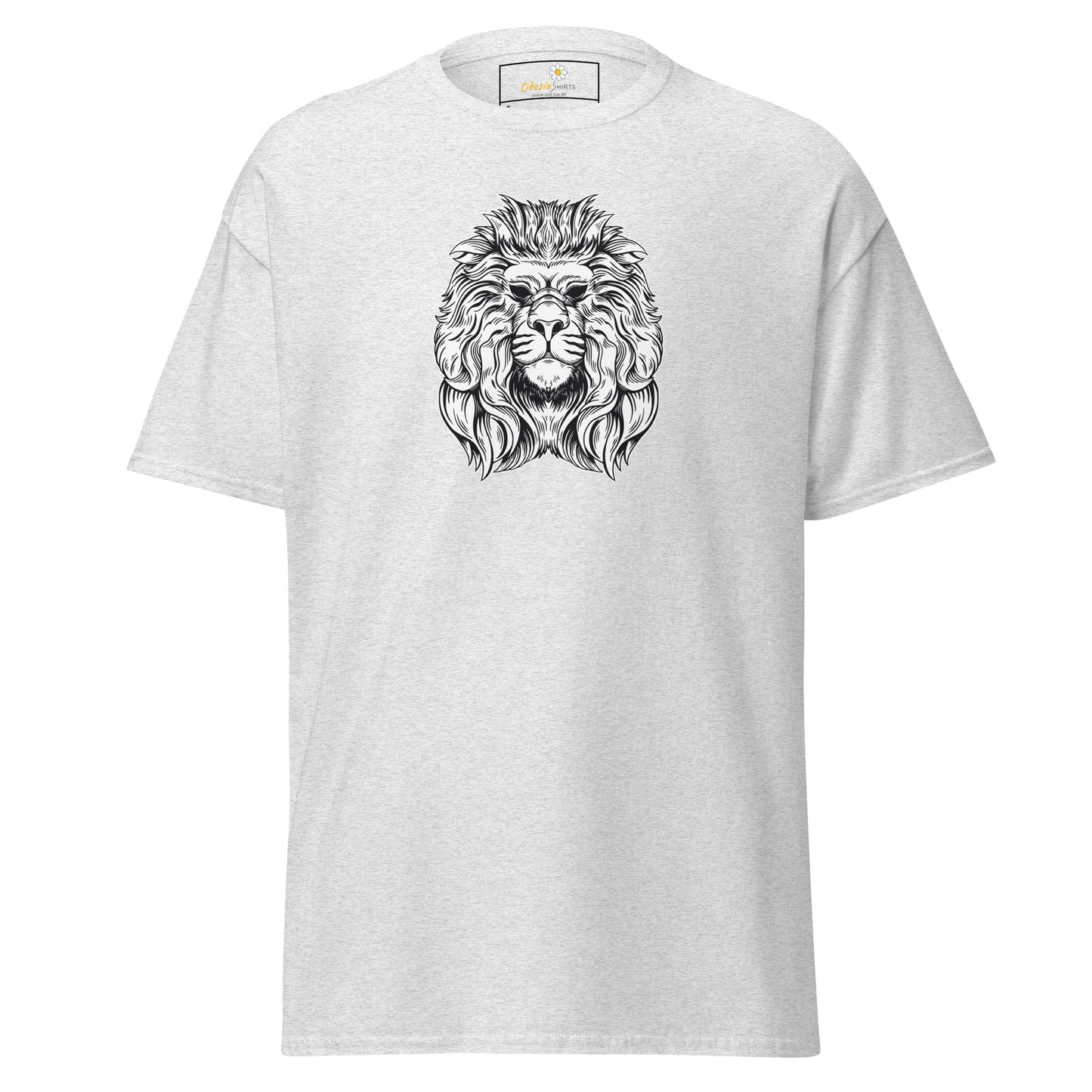Unisex classic t-shirt - WILD LIFE LION HEAD - REGULAR