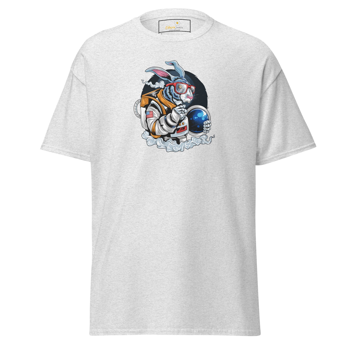 T-shirt classique unisexe - LAPIN ASTRONAUTE - RÉGULIER