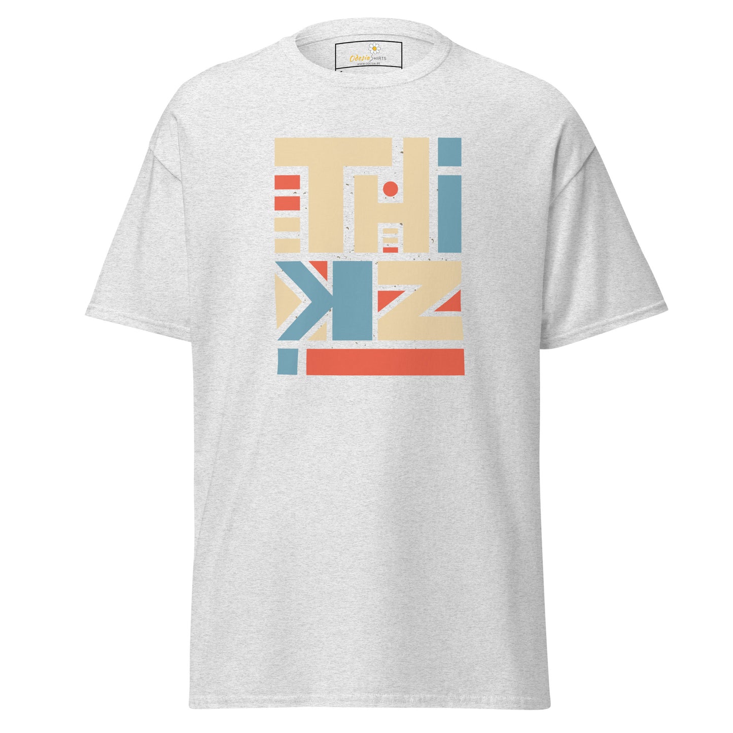 Unisex classic t-shirt - ABSTRACT TEXT THINK - REGULAR